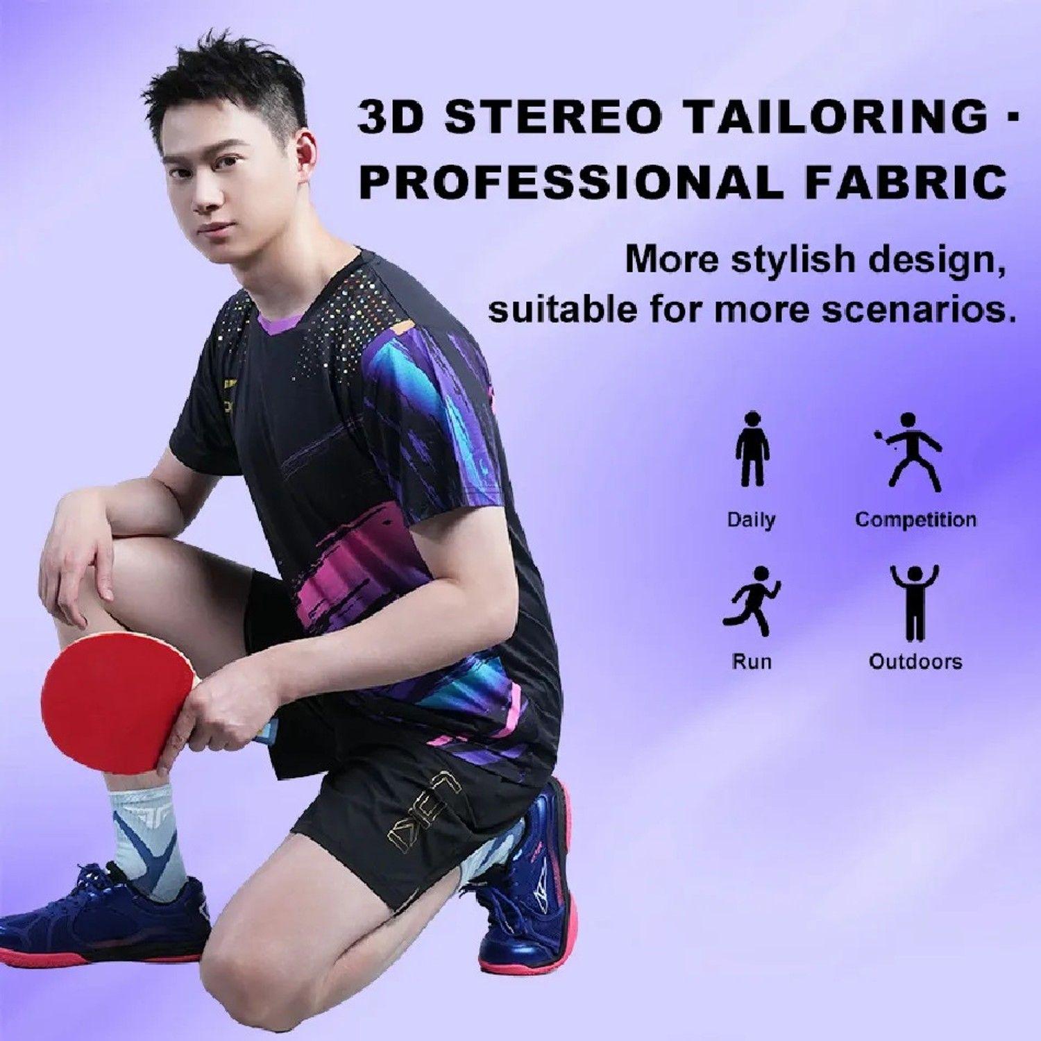 Polera Deportiva Loki Tenis De Mesa Secado Rápido Unisex-7