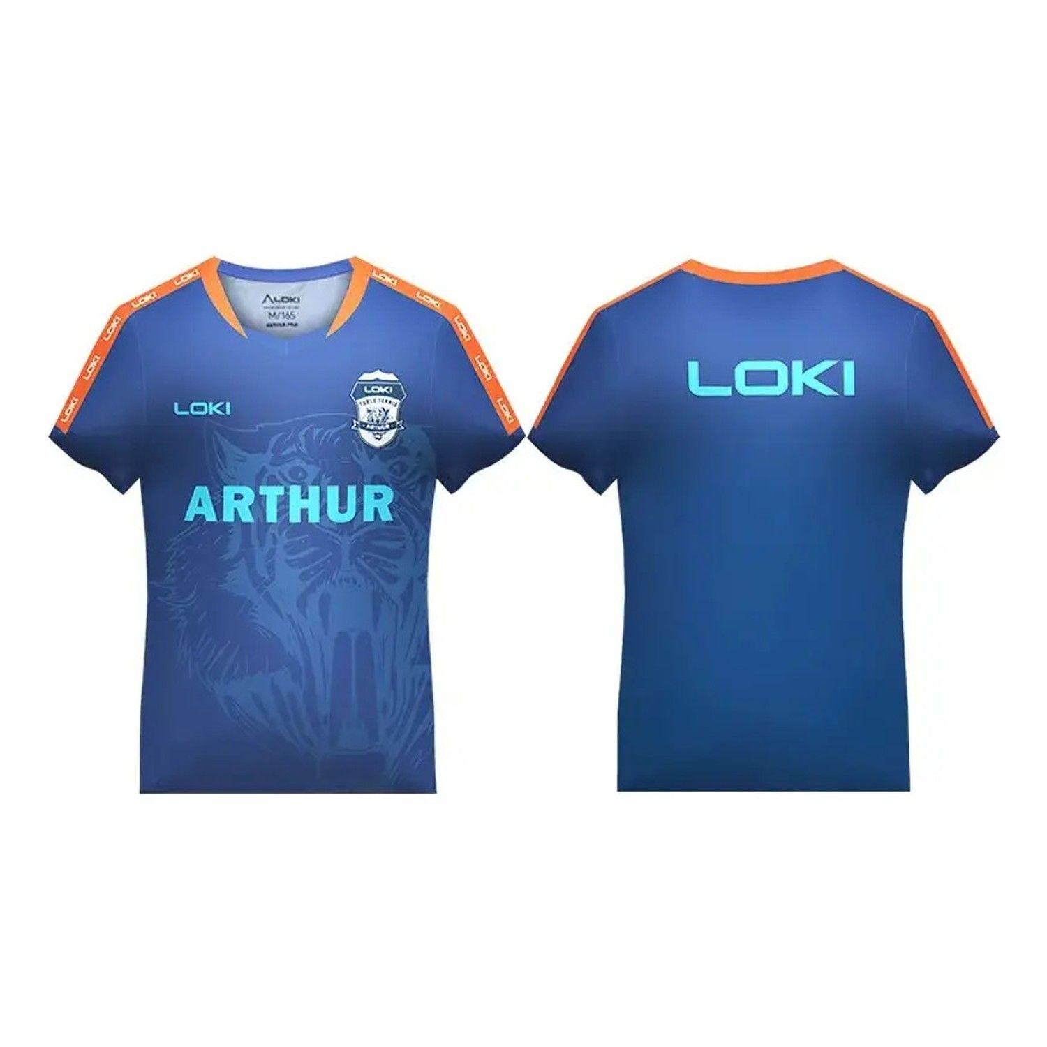 Polera Camiseta Profesional Tenis De Mesa Loki Ping Pong -6