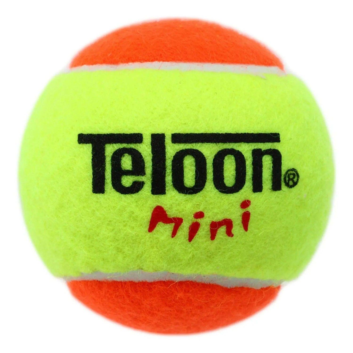 Pack 48 Pelotas Mini Tenis Para Niños Stage 2 Naranja Teloon-1