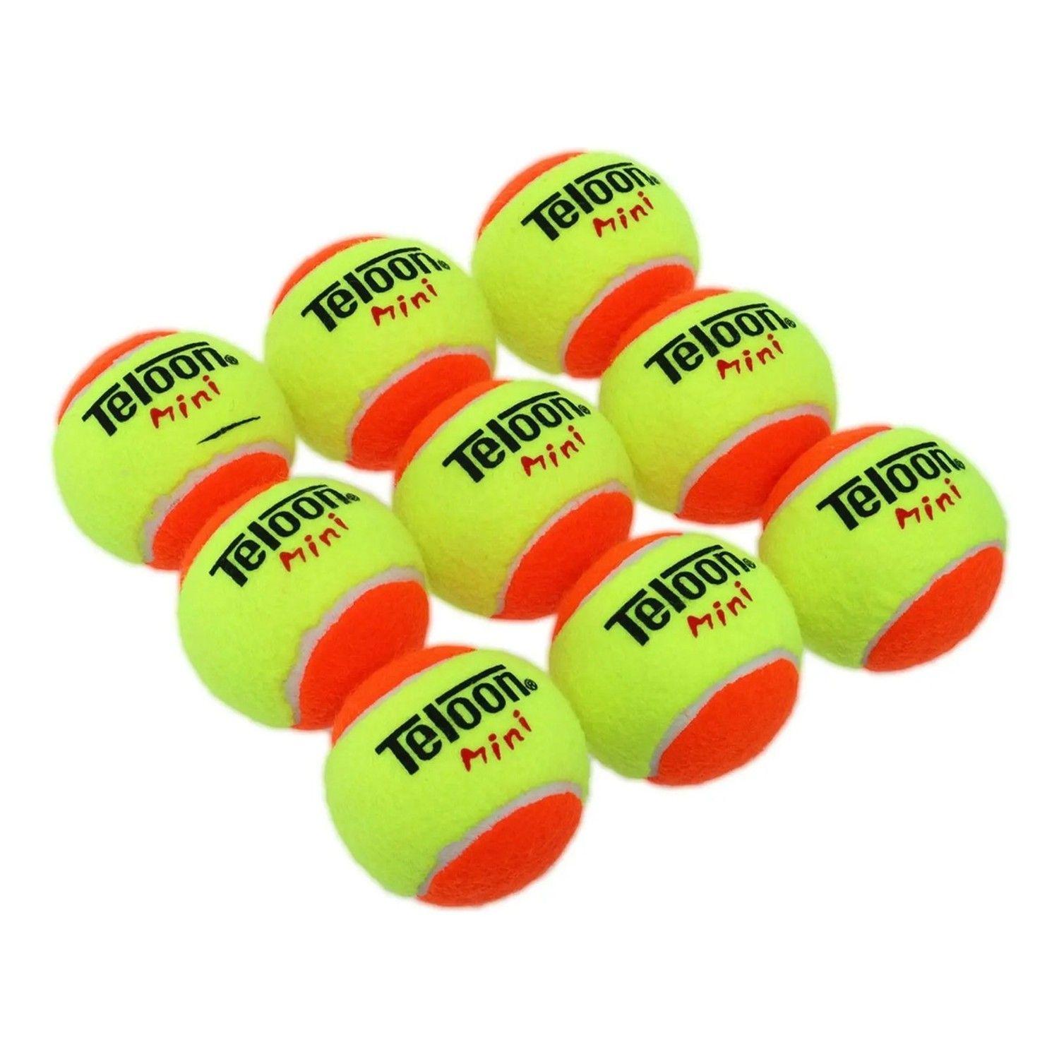Pack 48 Pelotas Mini Tenis Para Niños Stage 2 Naranja Teloon-2