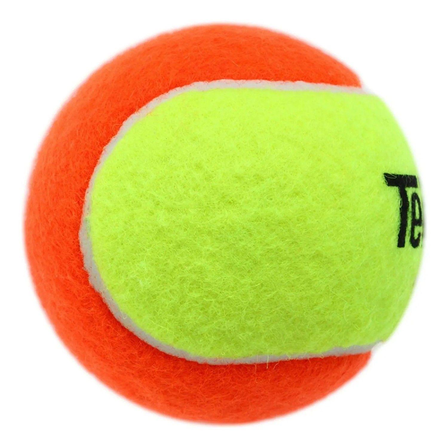 Pack 48 Pelotas Mini Tenis Para Niños Stage 2 Naranja Teloon-3