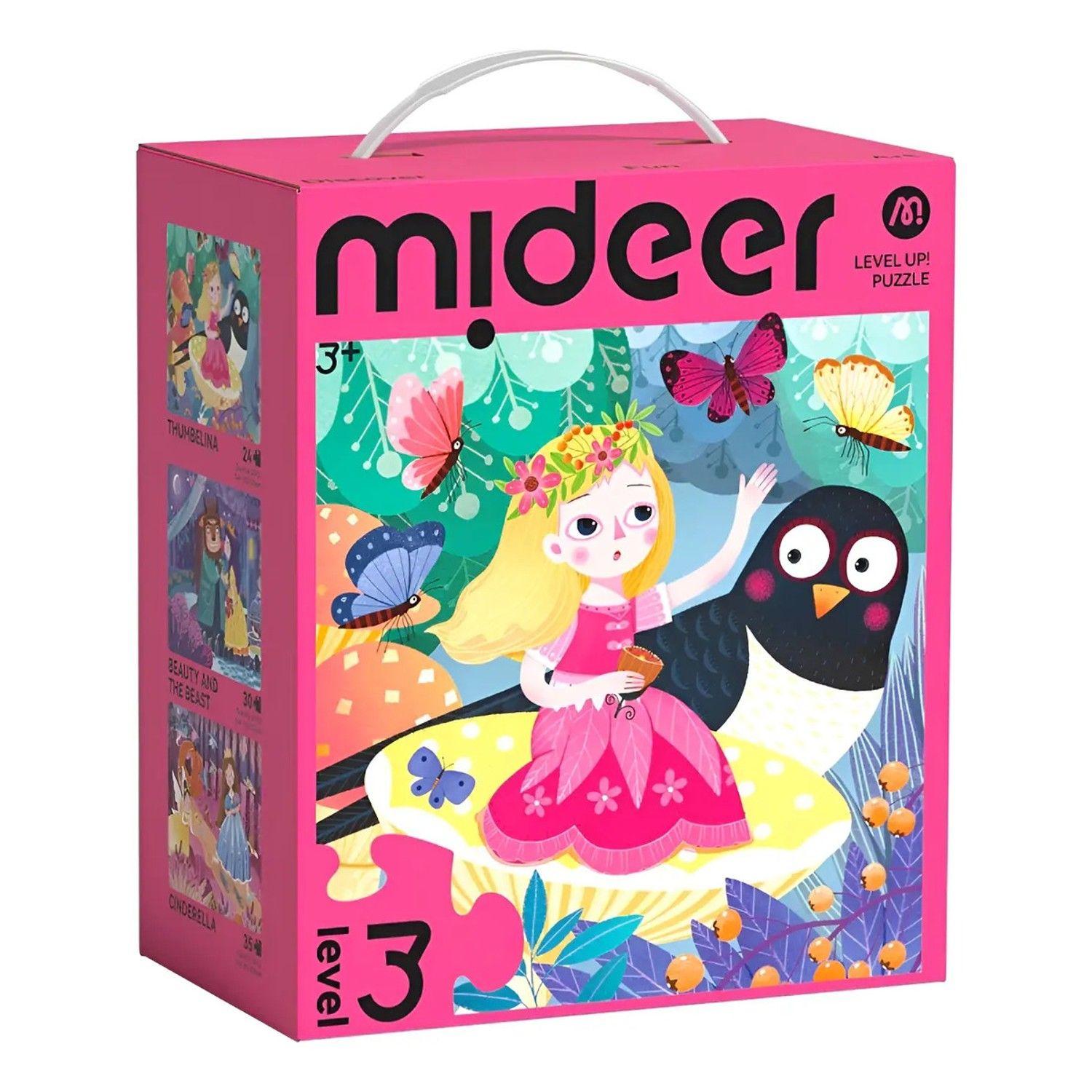 Puzzle Progresivo De Princesas 3 En 1 Nivel 3 Mideer-0