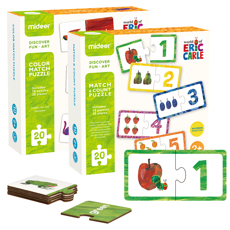 Puzzle Empareja Los Colores - Eric Carle-1