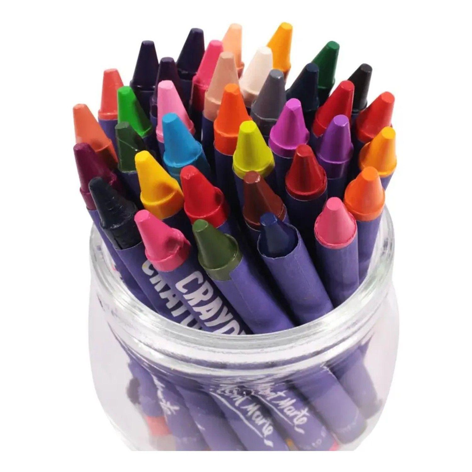 Estuche Compacto 36 Crayones Mont Marte-1