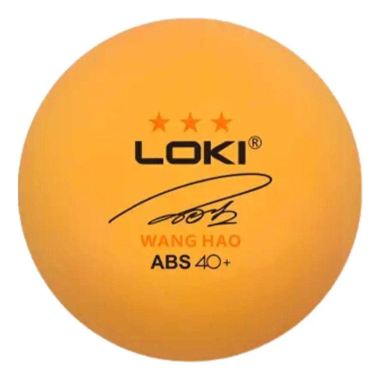 Loki Set 18 Pelotas Ping Pong Pro 3 Estrellas Abs 40+-3