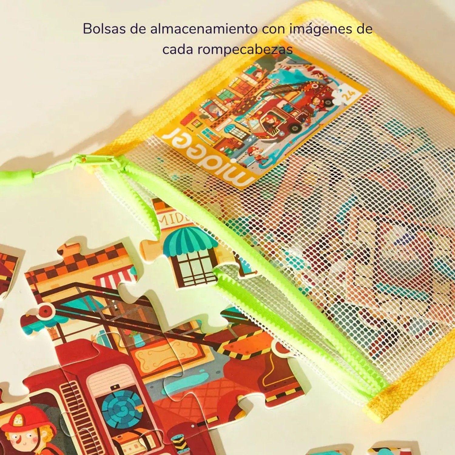 Puzzle Progresivo 8 En 1 Nuestro Hogar Nivel 1 Mideer-3