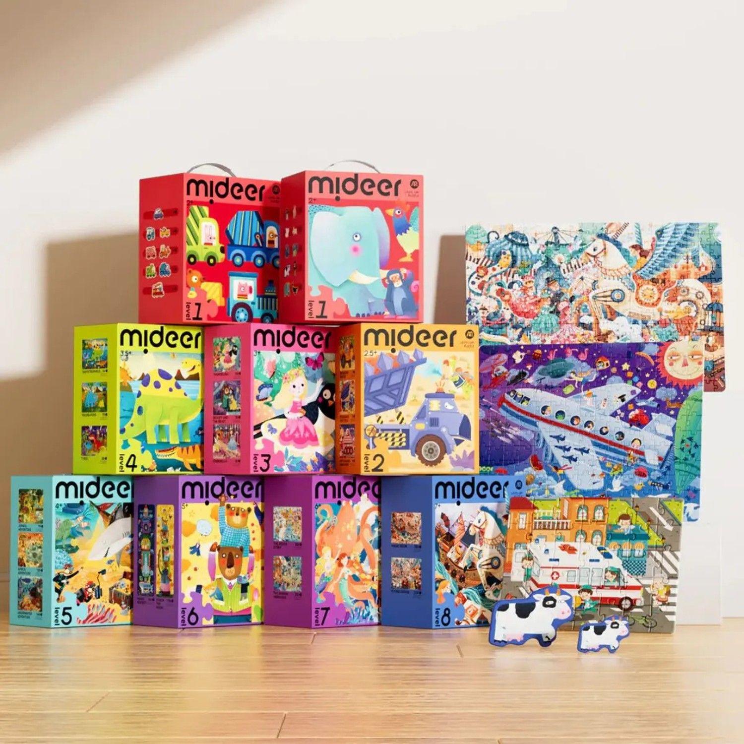 Puzzle Progresivo 8 En 1 Nuestro Hogar Nivel 1 Mideer-4