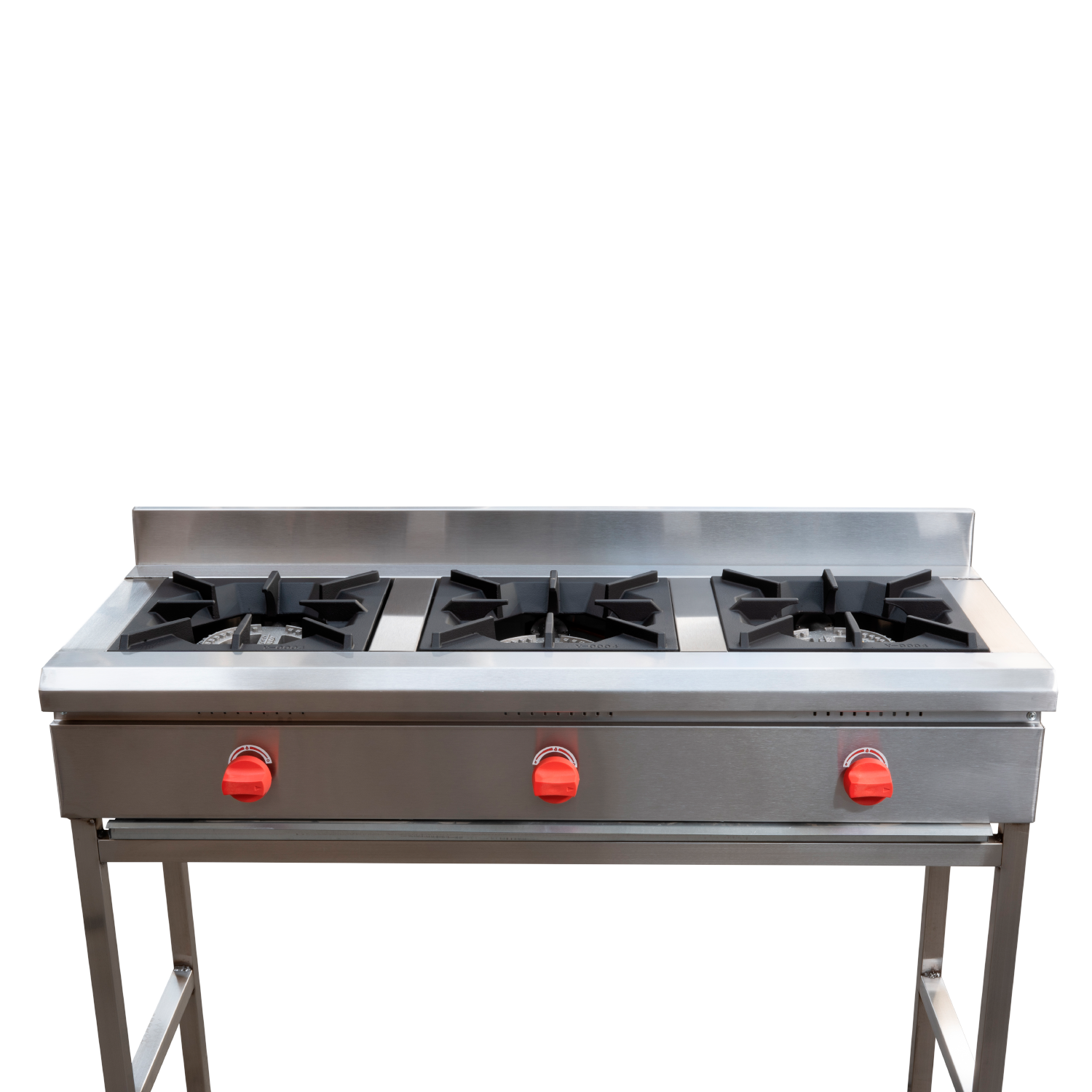 Anafe:Ticgas 3Platos-18 Inox gas Licuado-0