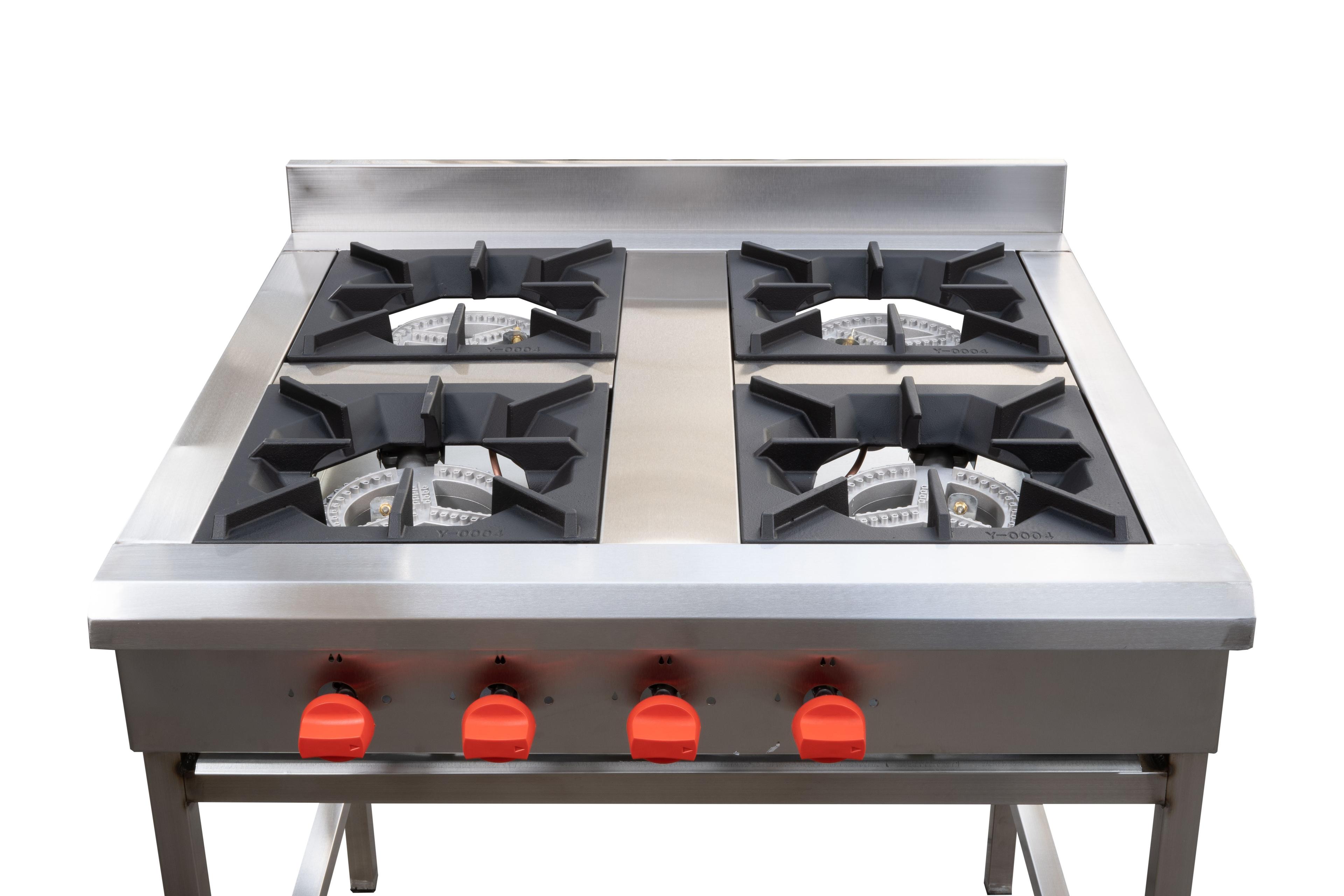 Anafe Ticgas 4Platos-18 Inox gas Licuado-2