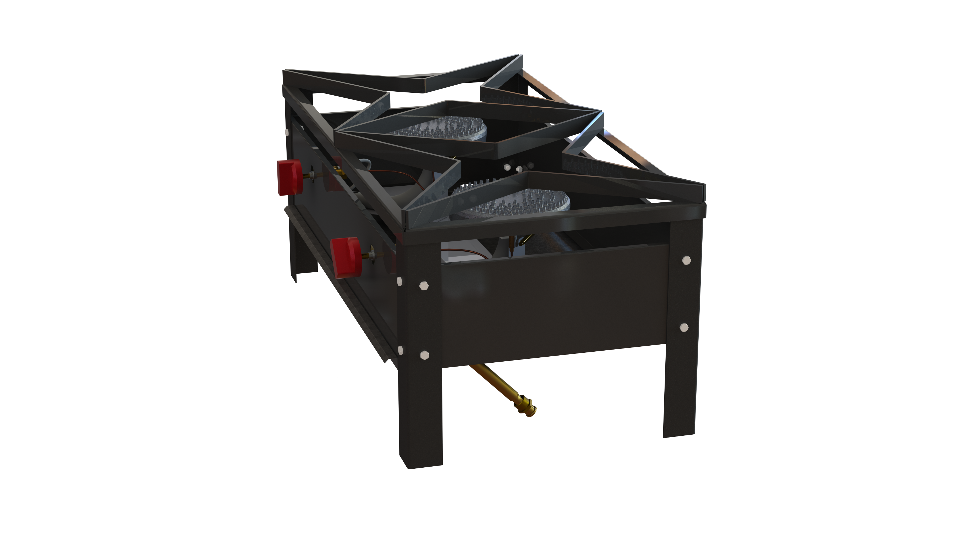 Anafe Ticgas 2 Quemadores bajo. económico. (Quemador 180mm) Gas Licuado-0