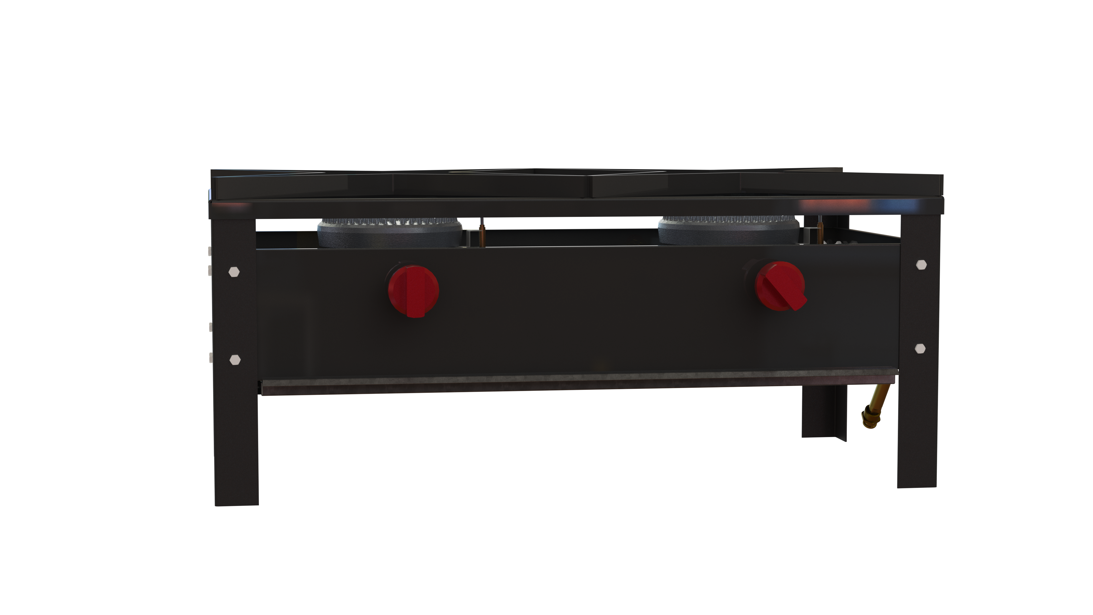 Anafe Ticgas 2 Quemadores bajo. económico. (Quemador 180mm) Gas Licuado-1