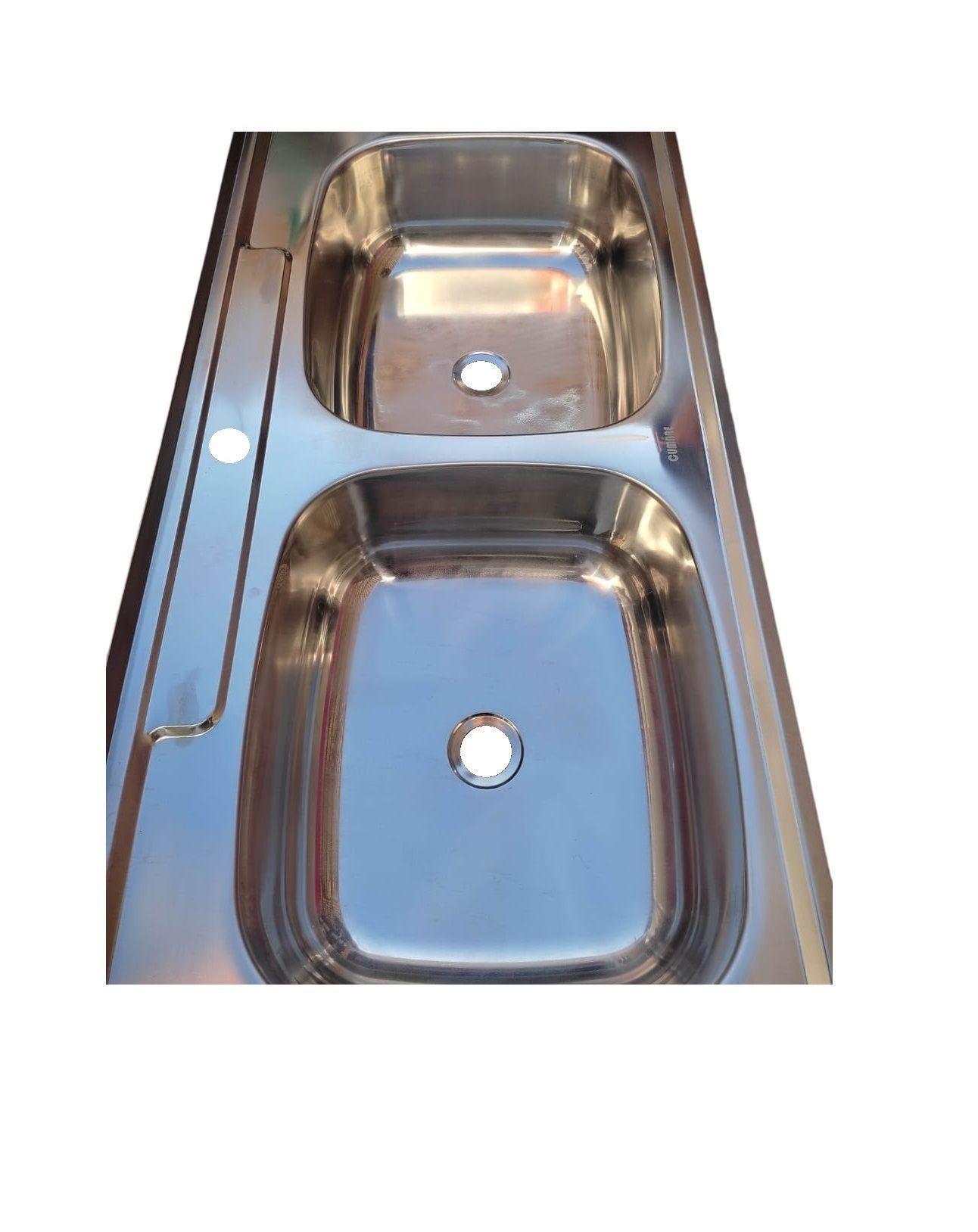 Acero Lavaplatos Sobreponer 150cm Kit Sif/Des 2Sec Caja 5 Unidades-3