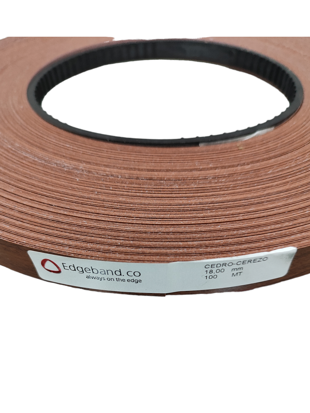 Tapacanto Encolado 18mm Cerezo Caja 10 Rollos-2