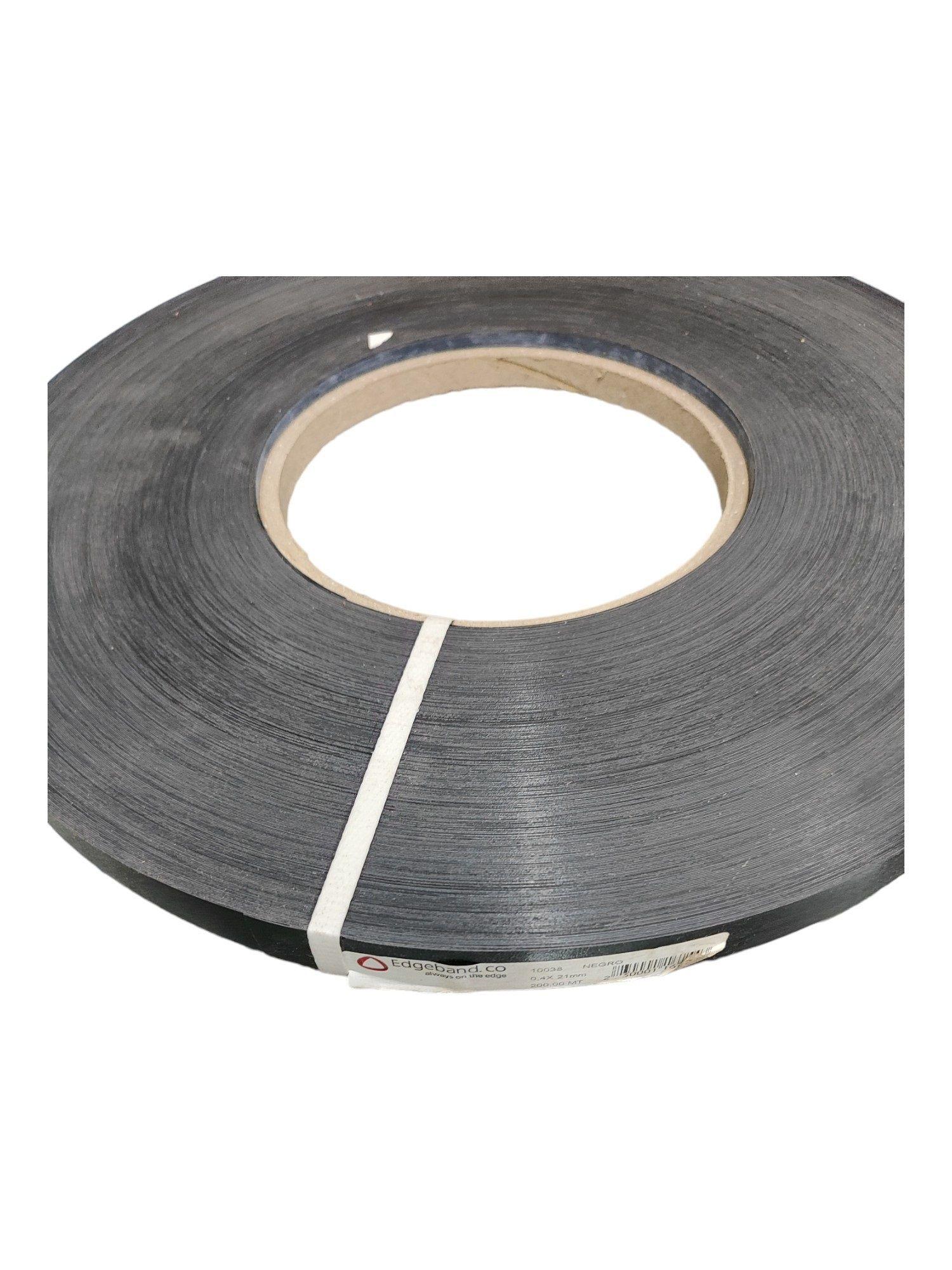 Tapacanto Pvc Rollo 200 mt 21mm Negro-2