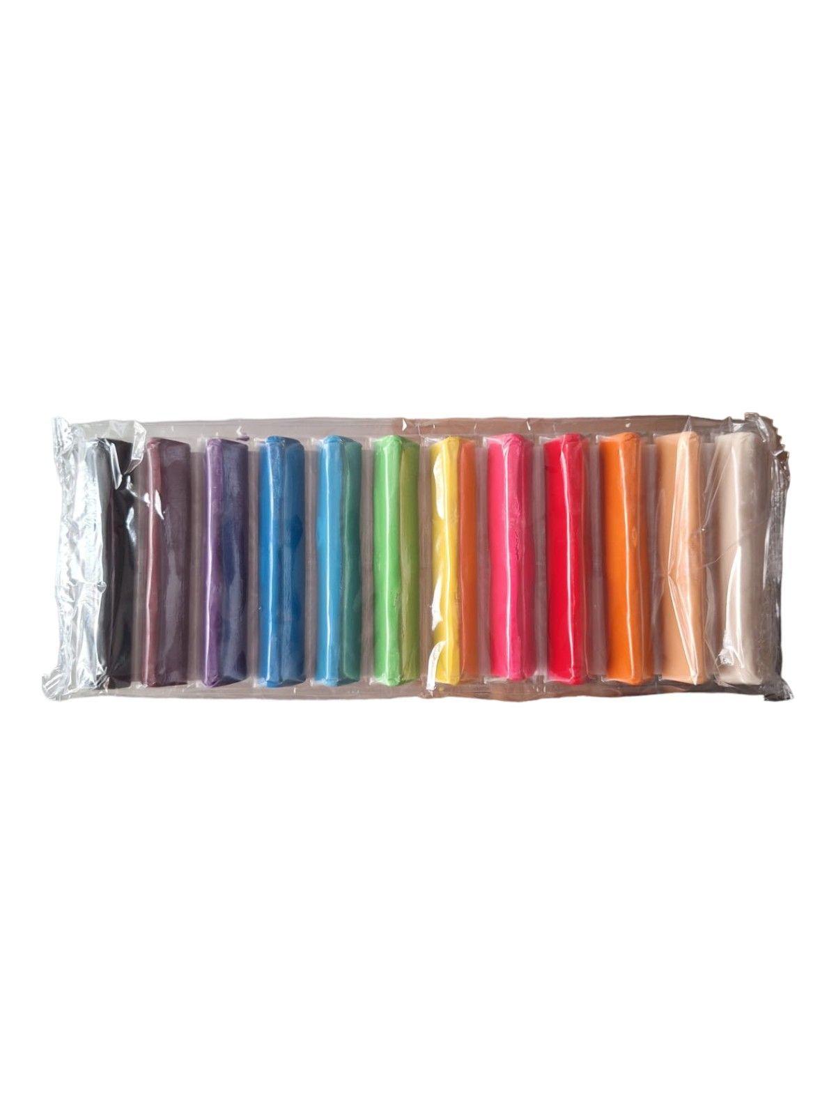 Plasticina Triangular 12 Colores Torre 200g-2