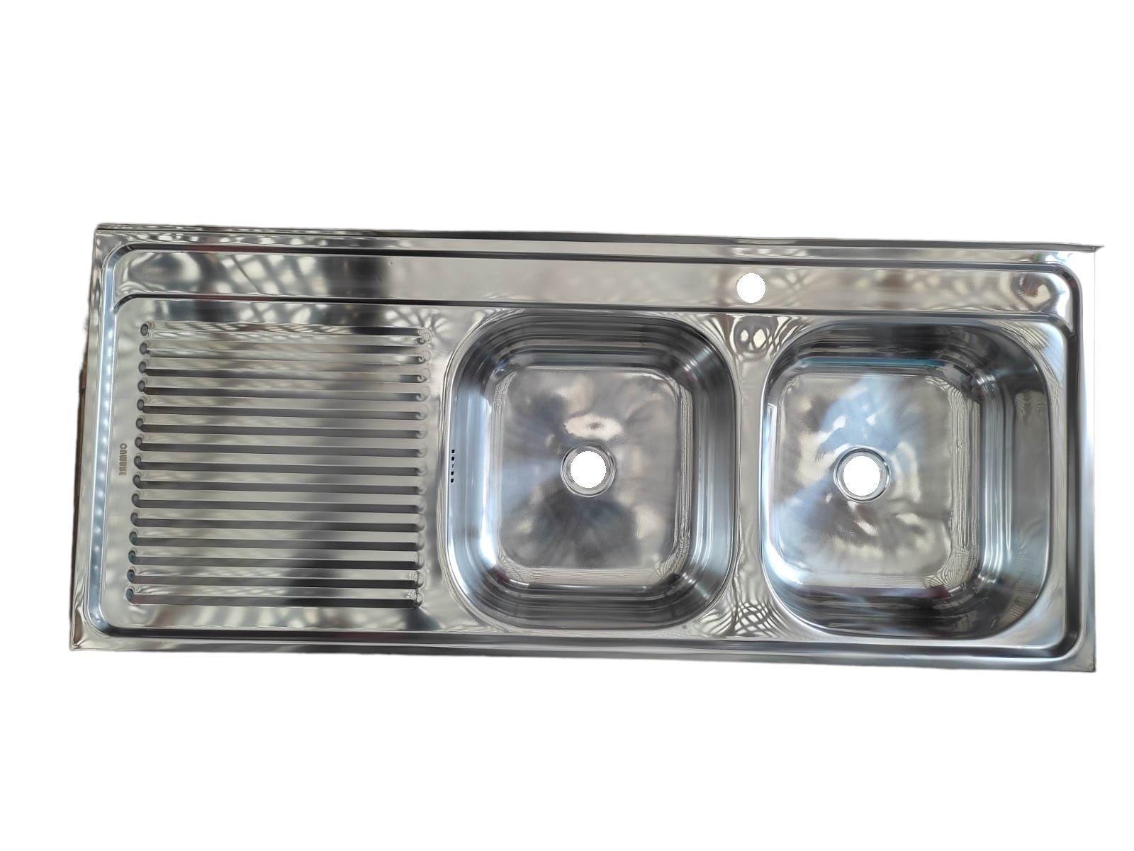 Acero Lavaplatos Sobreponer 120cm Kit Sif/Des LI-0