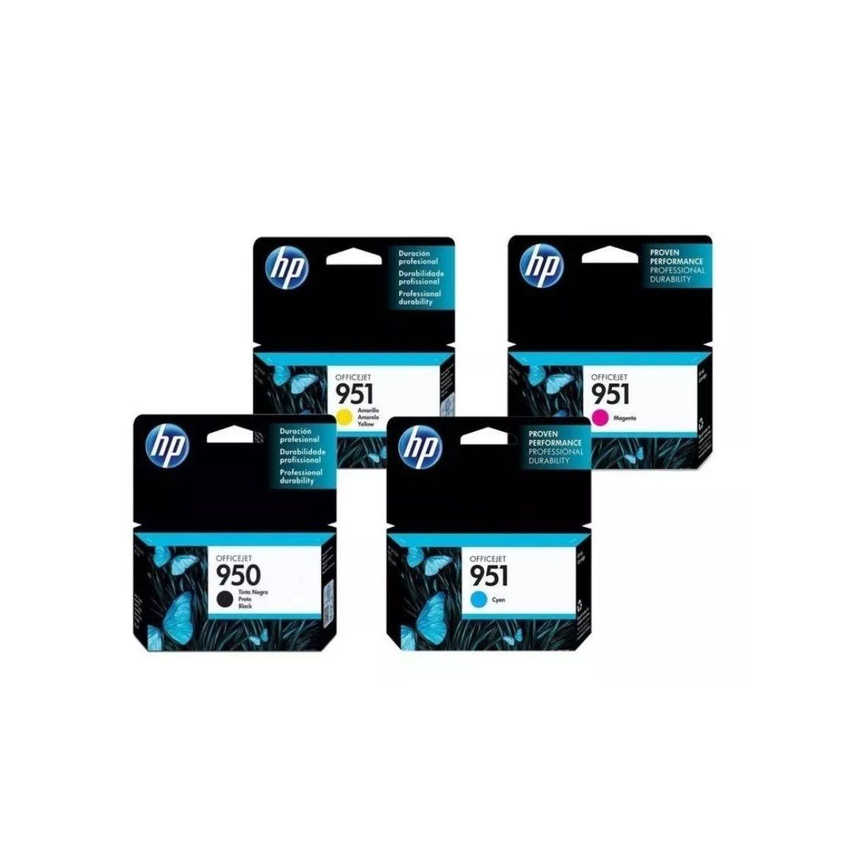 Pack Cartuchos hp 950-951 Original N/M/C/Y-0