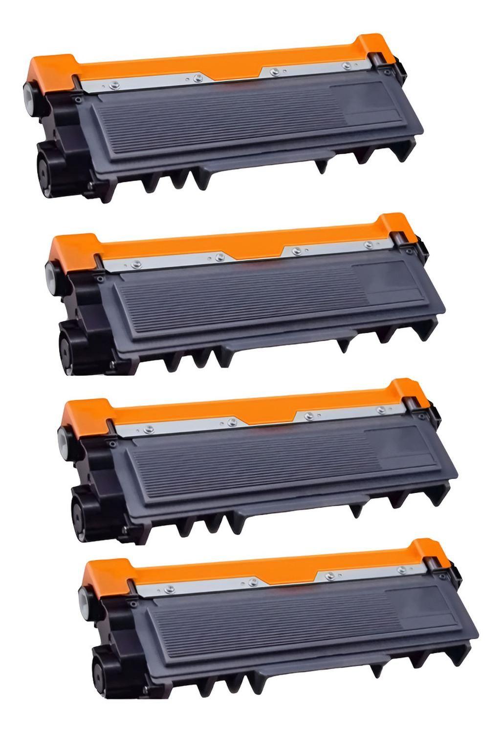 Pack 4 Toner Compatibles Para Tn-2370 Dcp-l2540dw Negro-1
