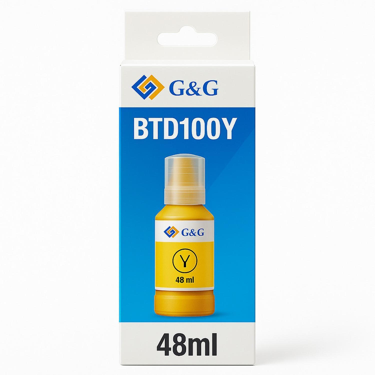 Botellas de Tinta Compatible para BTD100 Pack-3