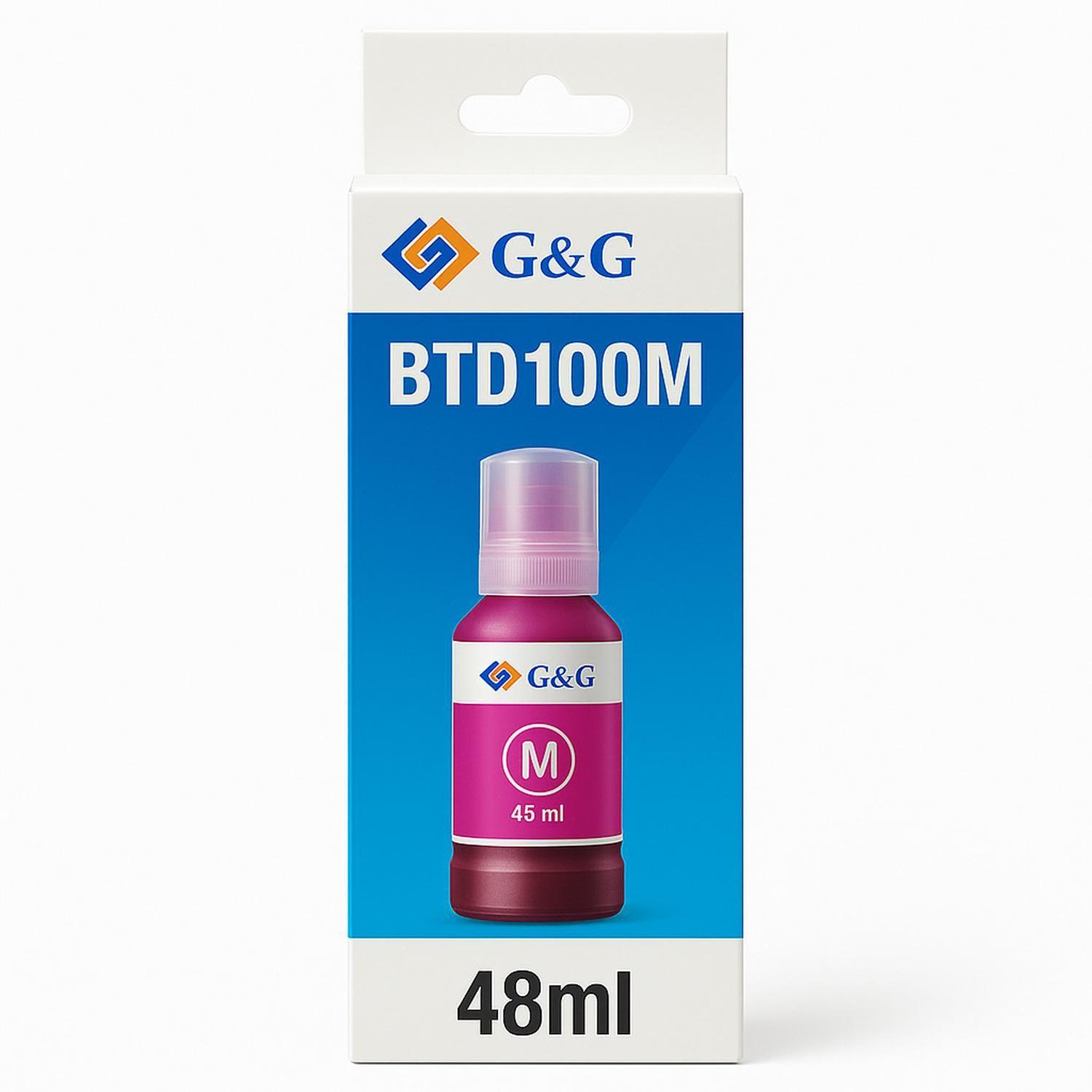 Botellas de Tinta Compatible para BTD100 Pack-4
