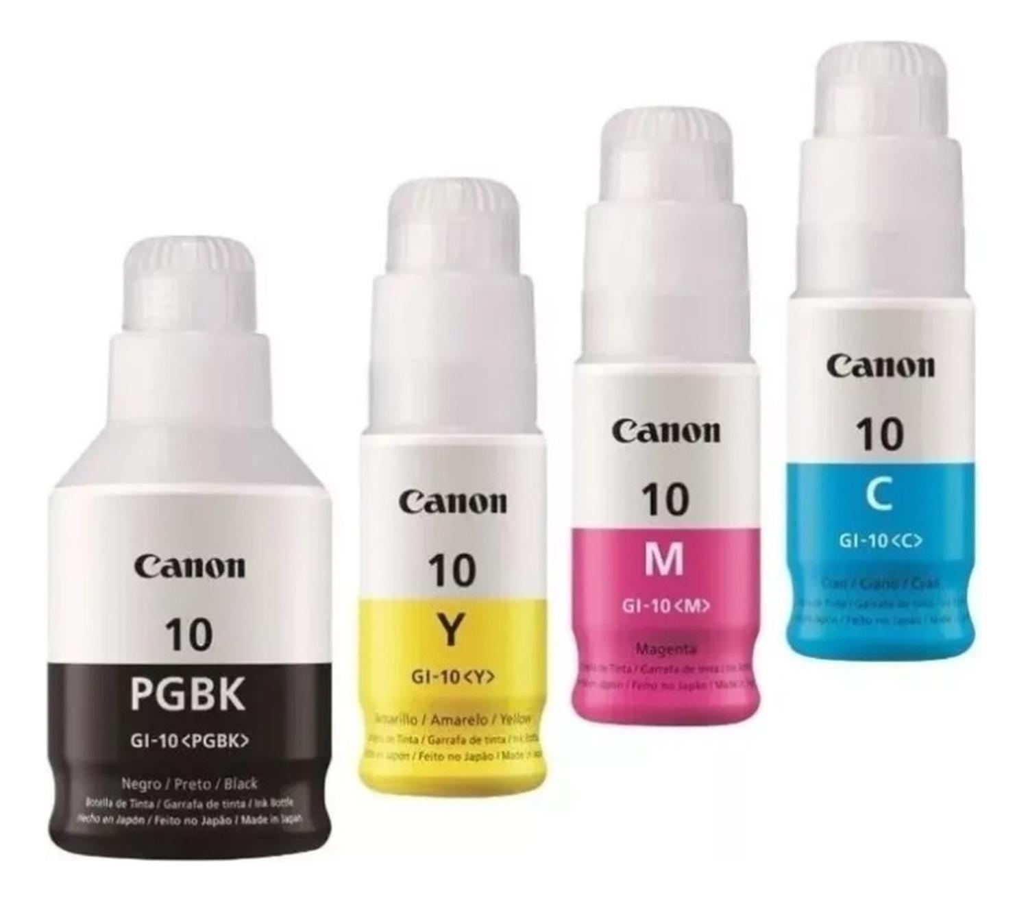 Botellas de Tinta Canon GI-10 Original Pack-1