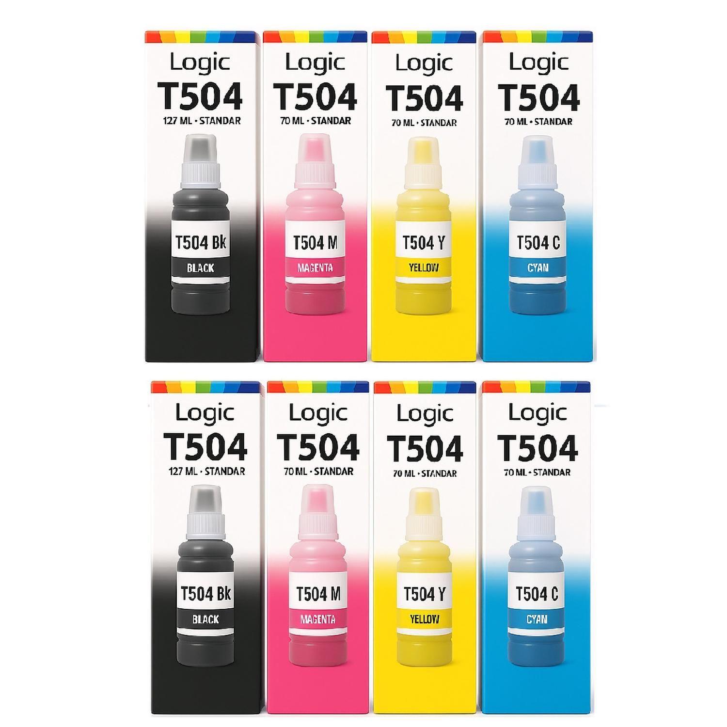 Botellas de Tintas Compatibles para 504 Pack X2-0