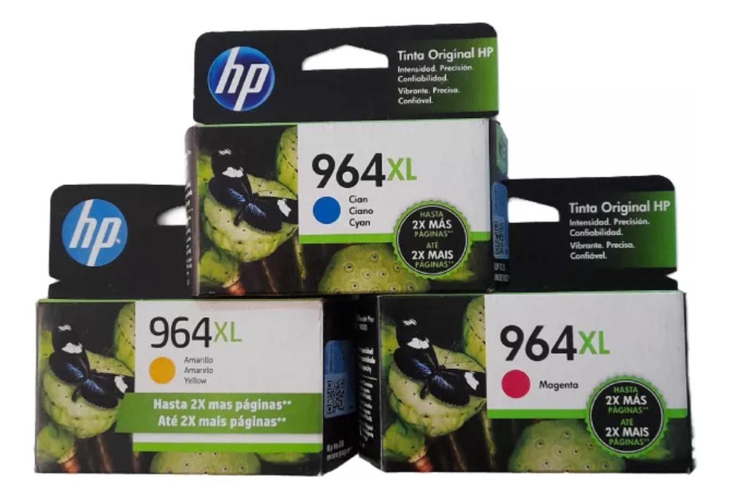 Cartuchos de Tinta hp 964xl M/C/Y Original Pack-0