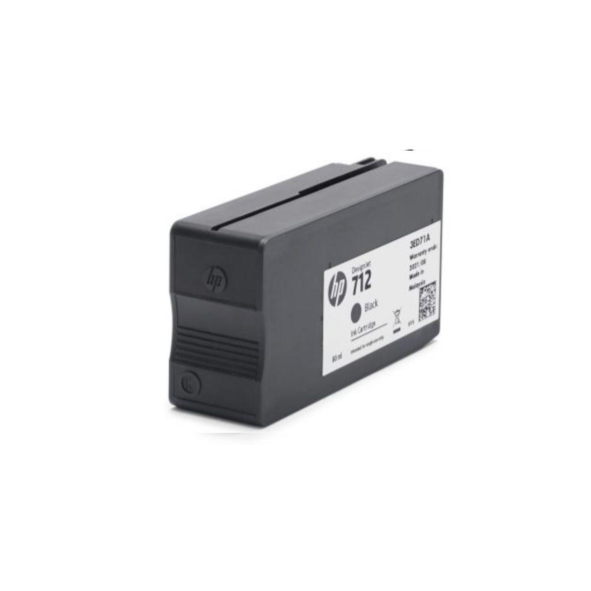 Cartucho HP 712 negro 38ml Original T210 T230 T250 T630 T650-1
