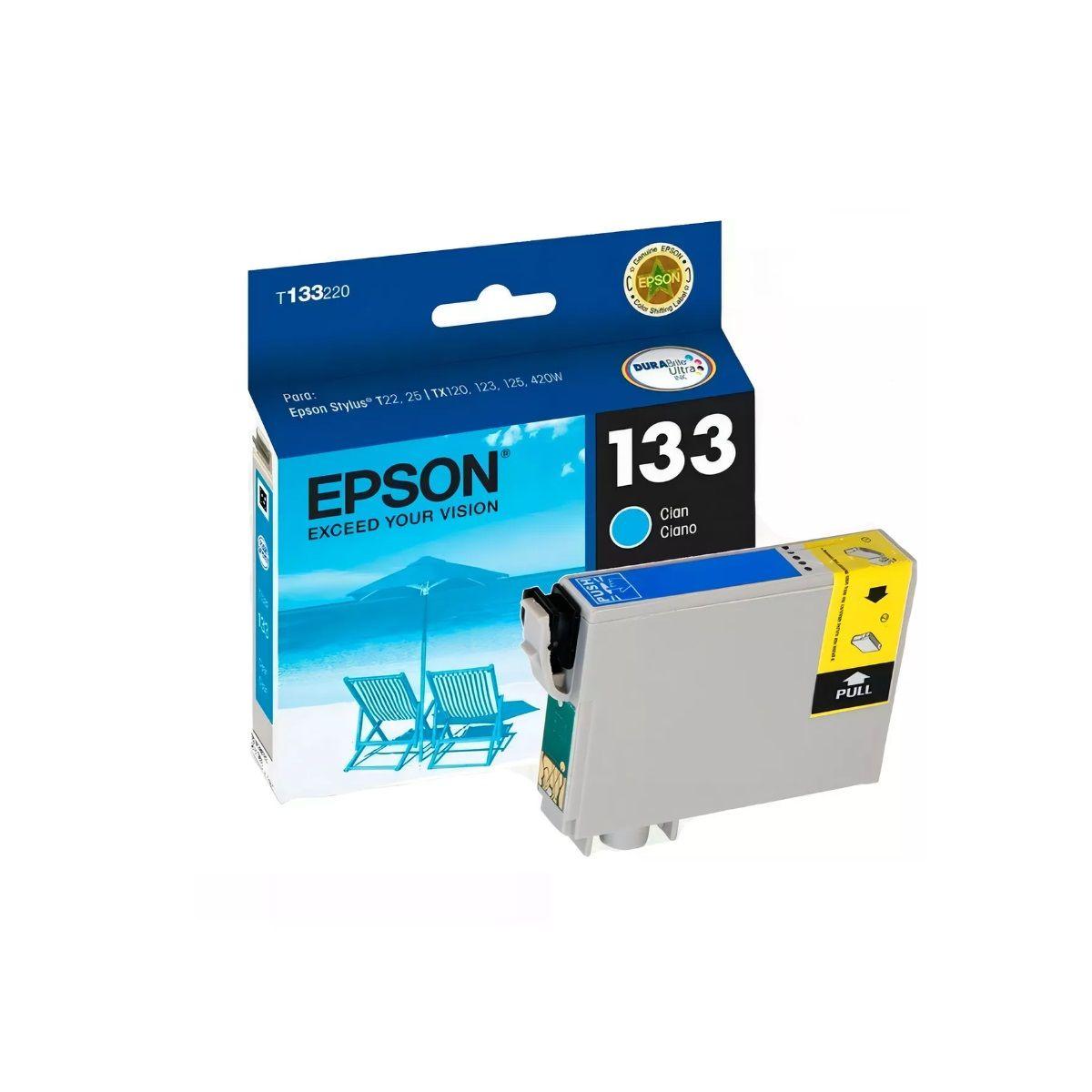 Cartucho Epson 133 Cyan Original-1