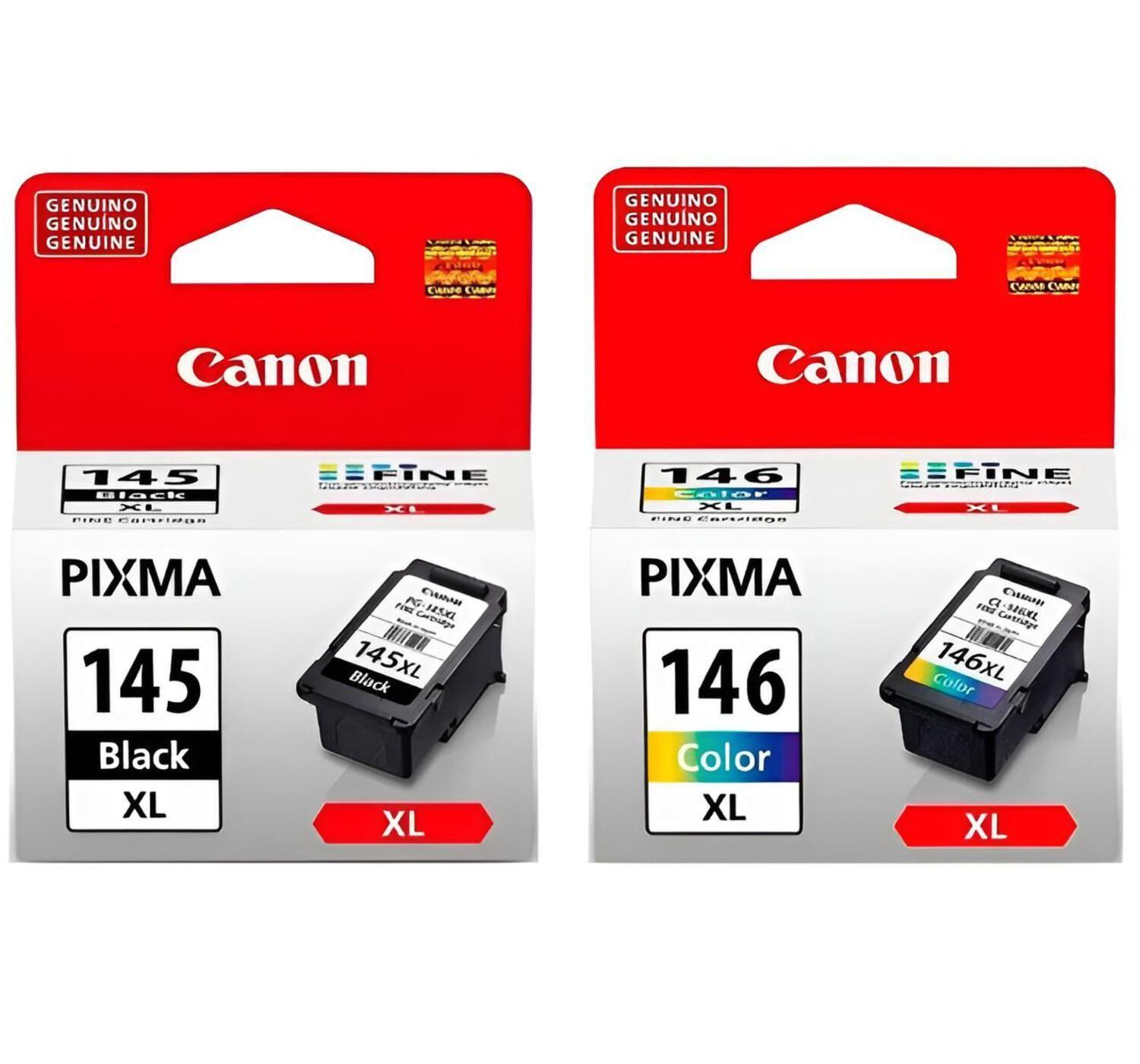 Cartuchos de Tinta Canon PG-145XL/CL-146XL Original Pack-0