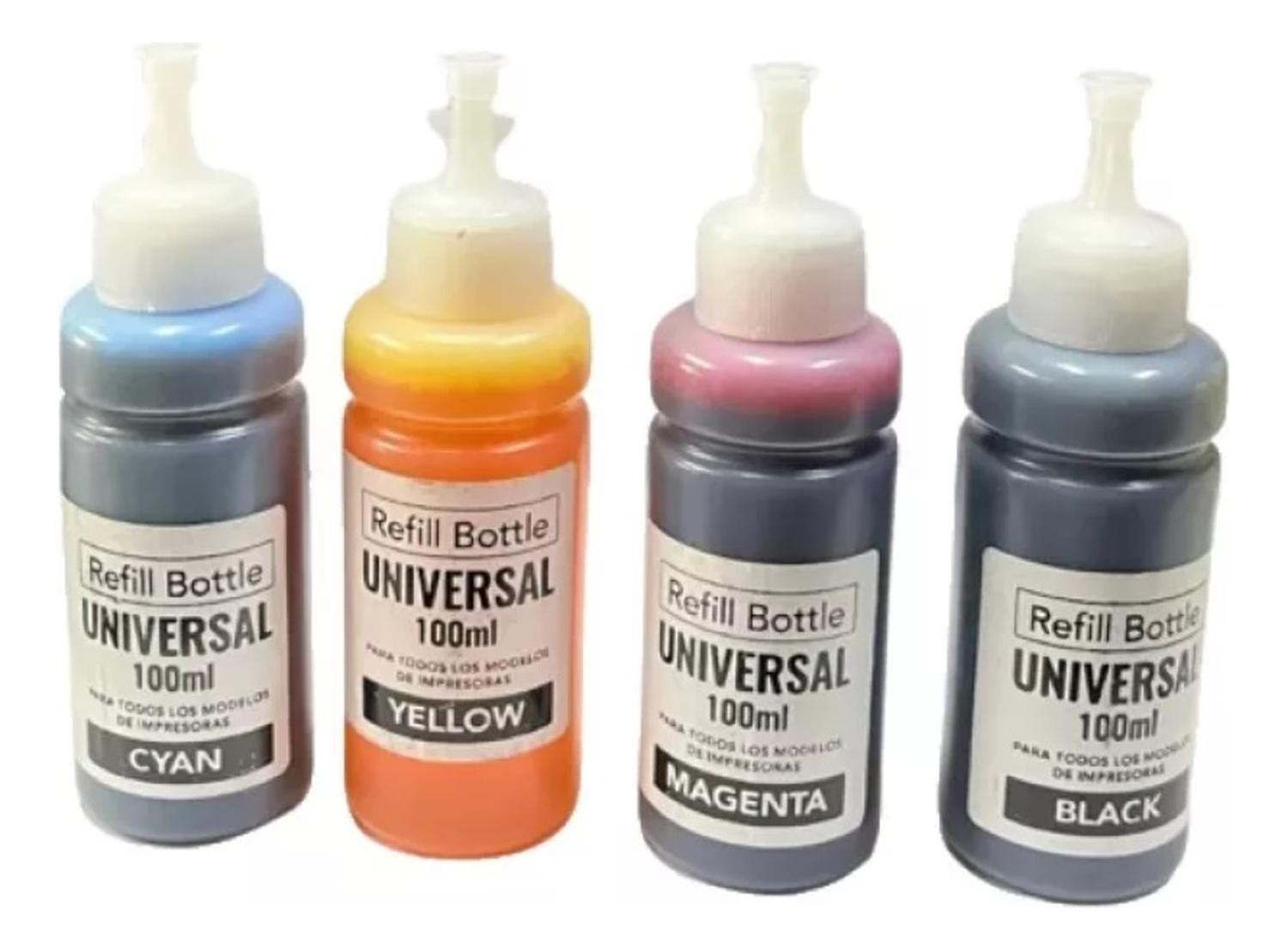 Pack Tintas 100 Ml Universales N/m/c/y N/m/c/y-1