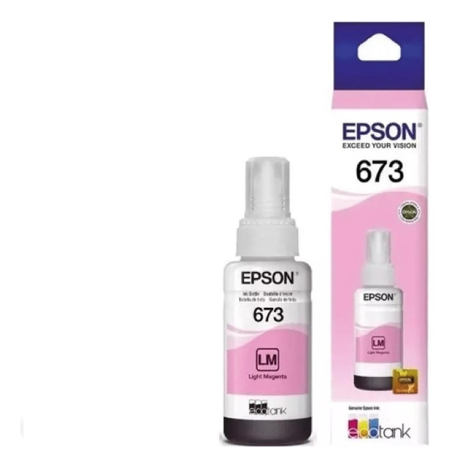 Botella de Tinta Epson 673 Magenta Light Original-0
