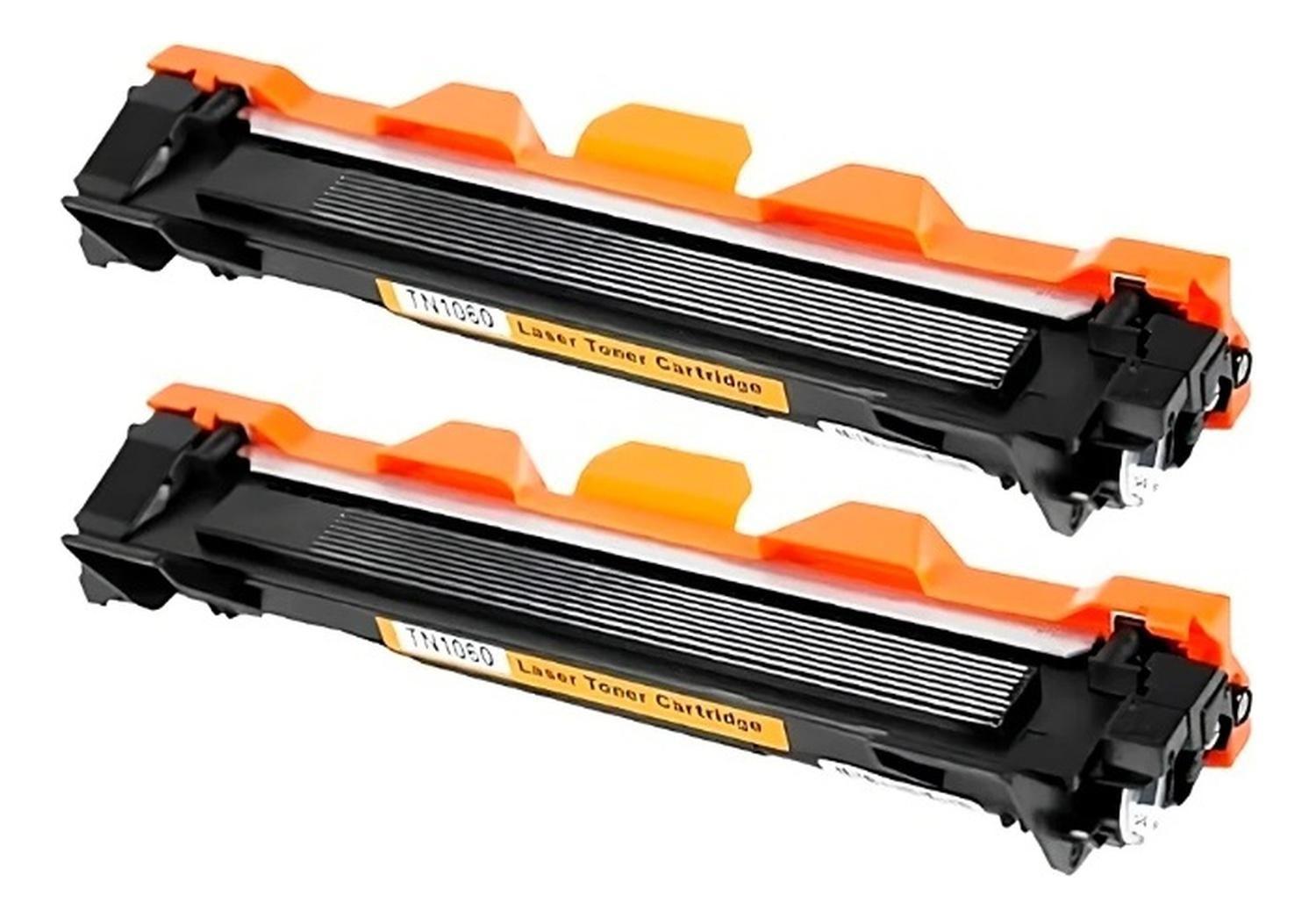 Pack 2 Toner Compatible Para Tn1060 Hl-1202/hl-1210w Negro-1