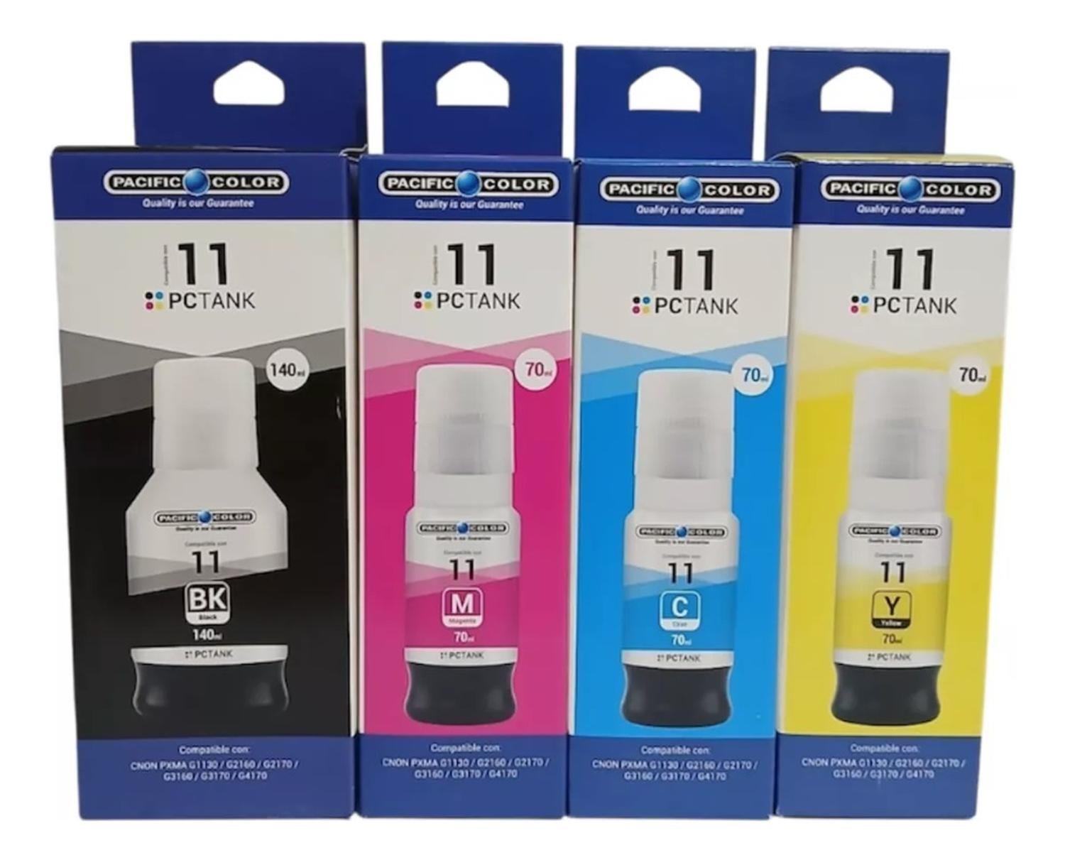 Pack Tintas Compatible Para Gi-11 G-2160/g-3160 N/m/c/y-0