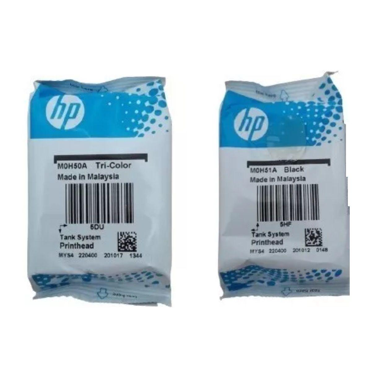 Pack Cartuchos hp Cabezales M0h50a- M0h51a Original-2