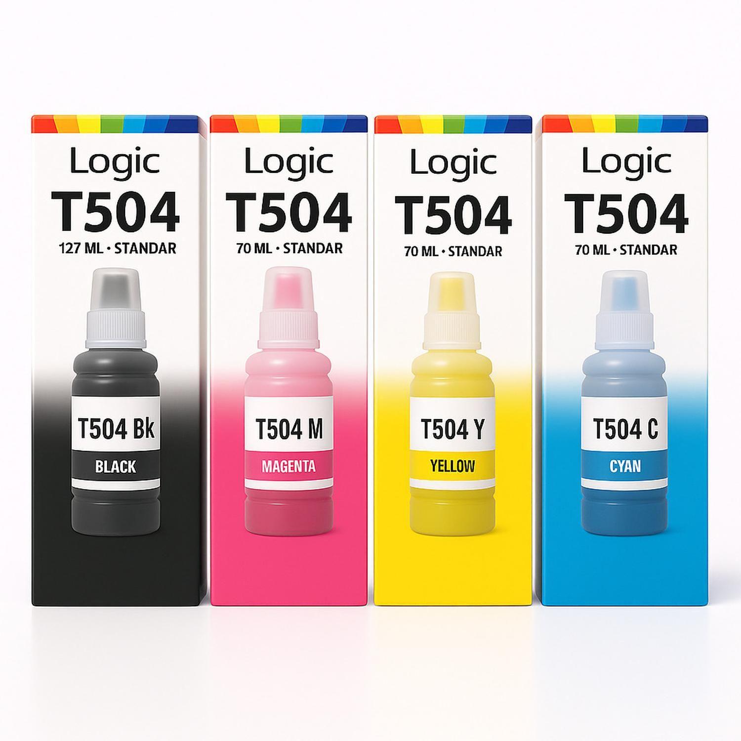 Pack Botellas Compatible para Epson 504-0