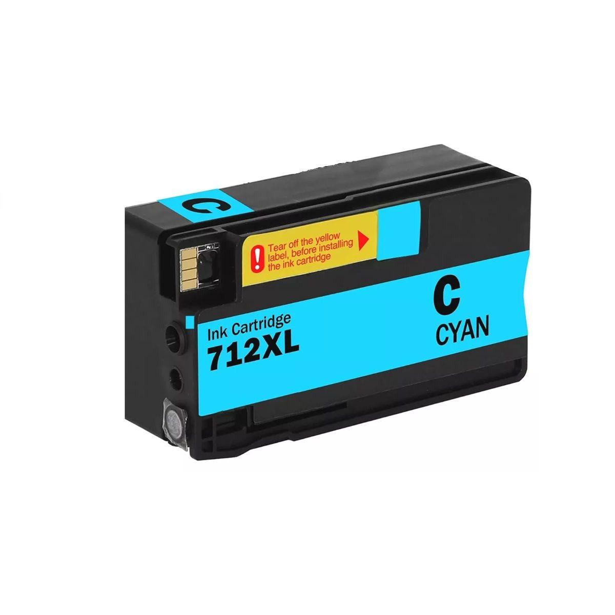 Pack Cartuchos Compatible para 712XL T-210/T-230/T-250/T-630-3