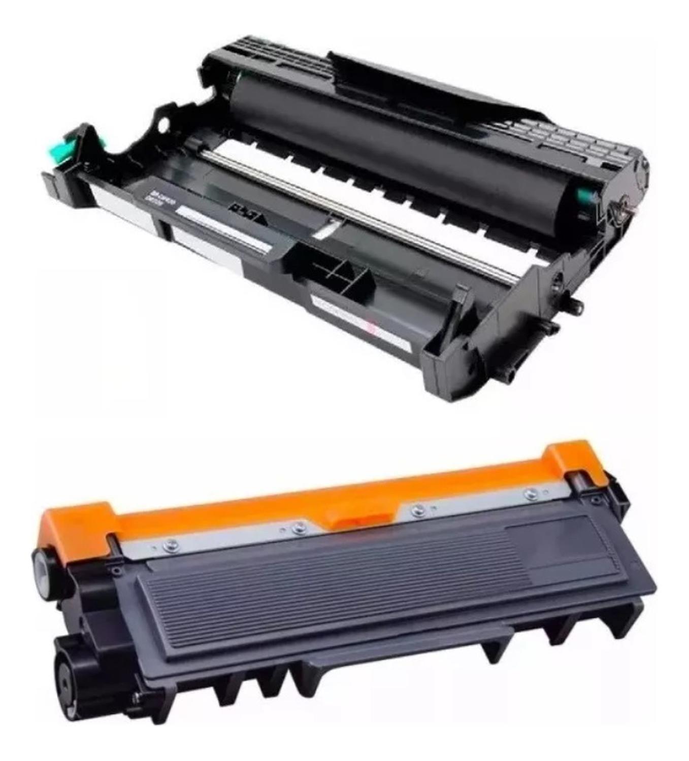 Pack Toner Tn-2370 + Dr-2340 L2320 L2520 L2720 Negro-0