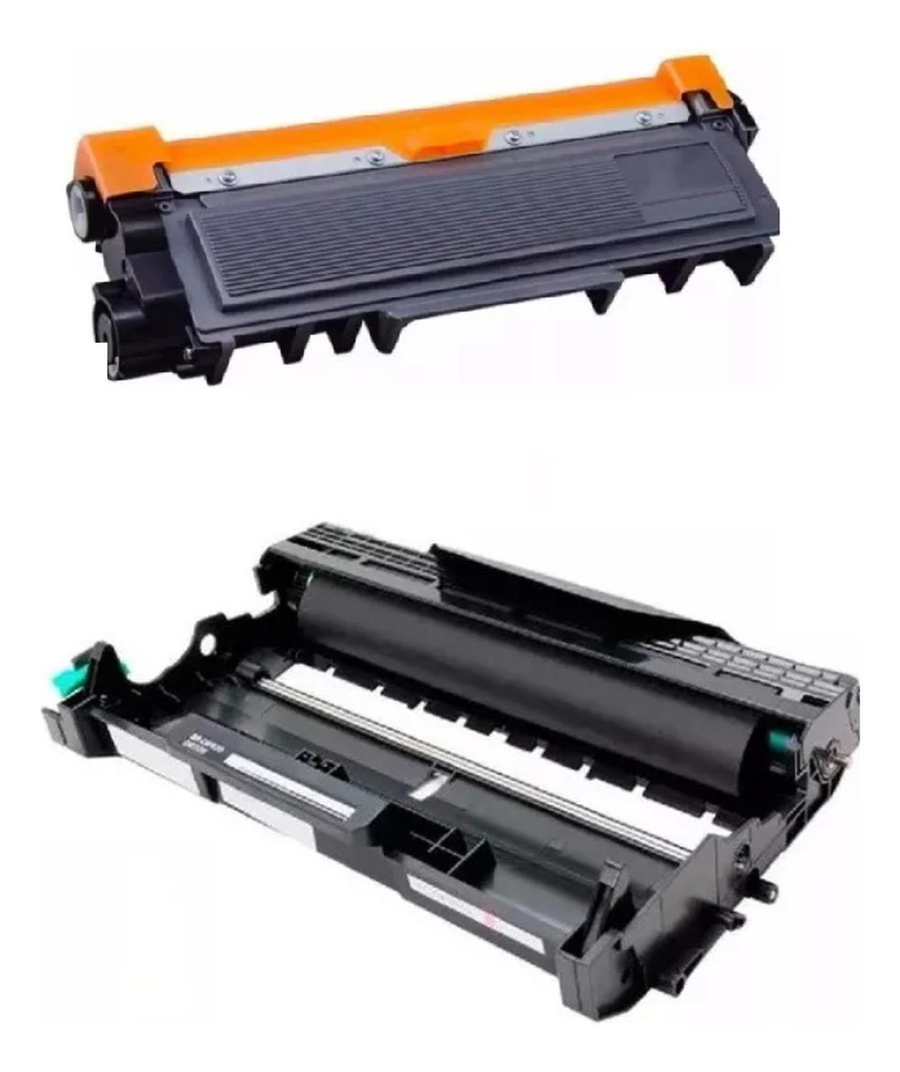 Pack Toner Tn-2370 + Dr-2340 L2320 L2520 L2720 Negro-1