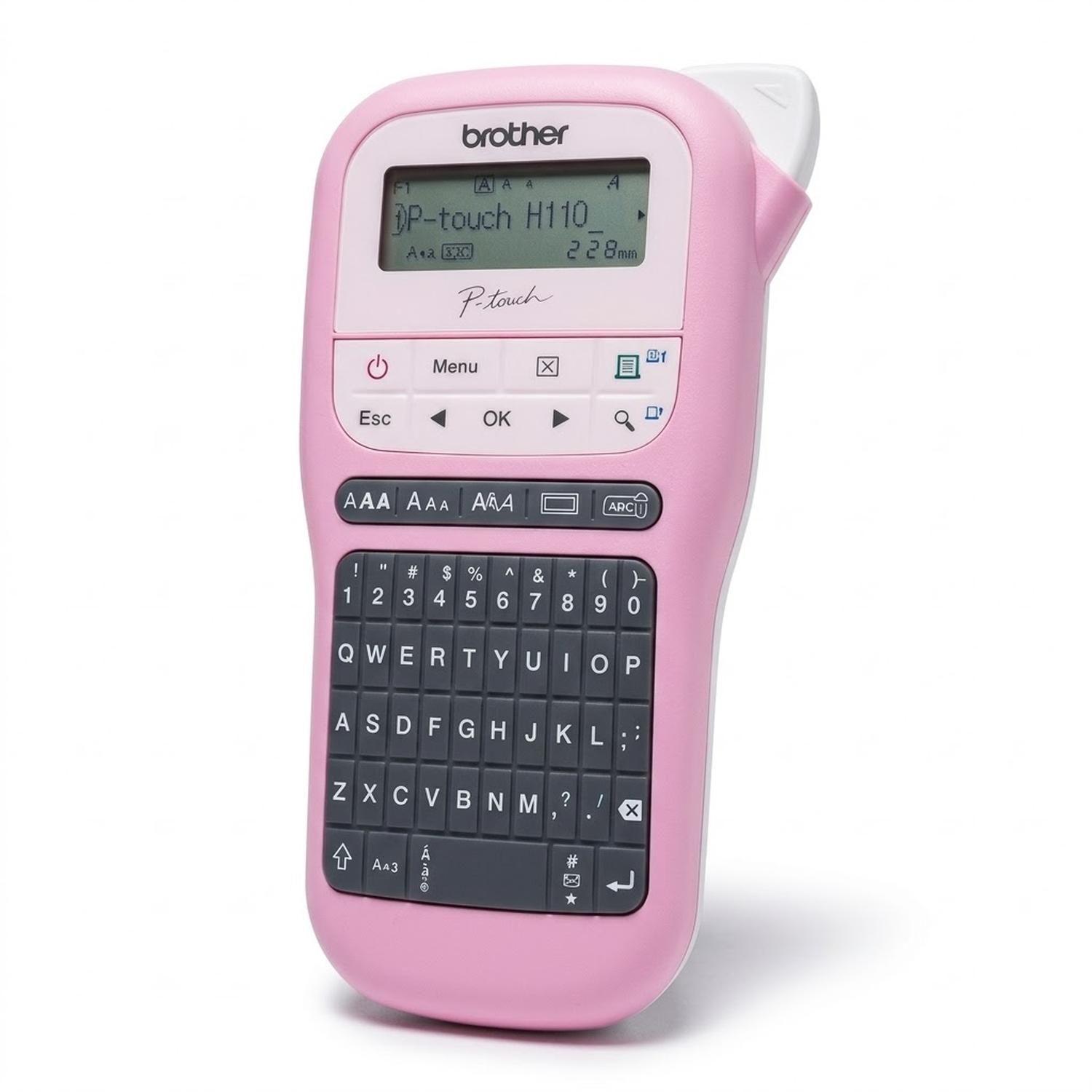 Rotuladora Brother PT-H110PK Rosada-0