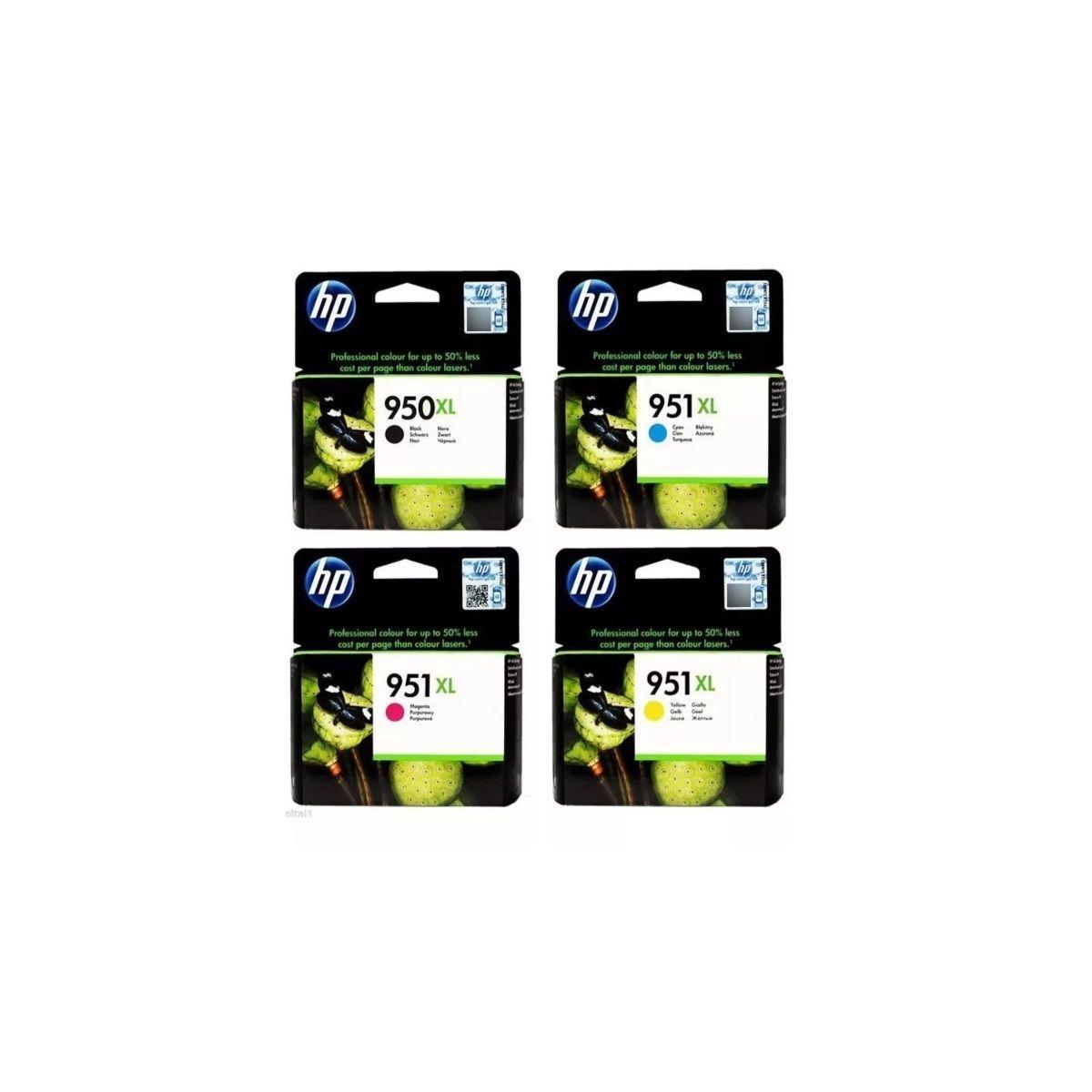 Pack Cartuchos hp 950XL-951XL Original N/M/C/Y-0