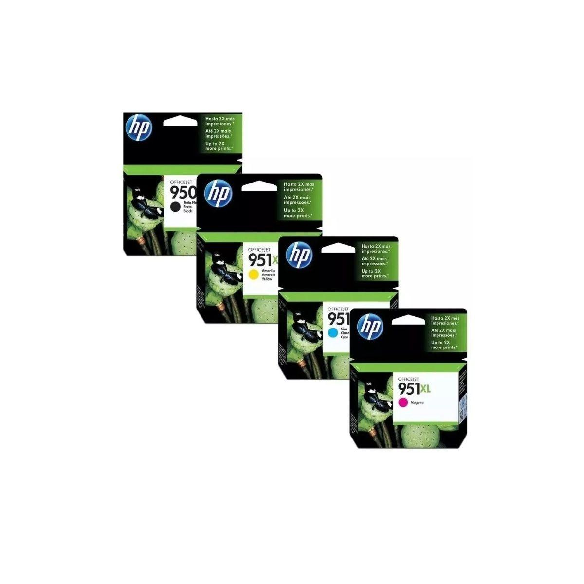 Pack Cartuchos hp 950XL-951XL Original N/M/C/Y-1