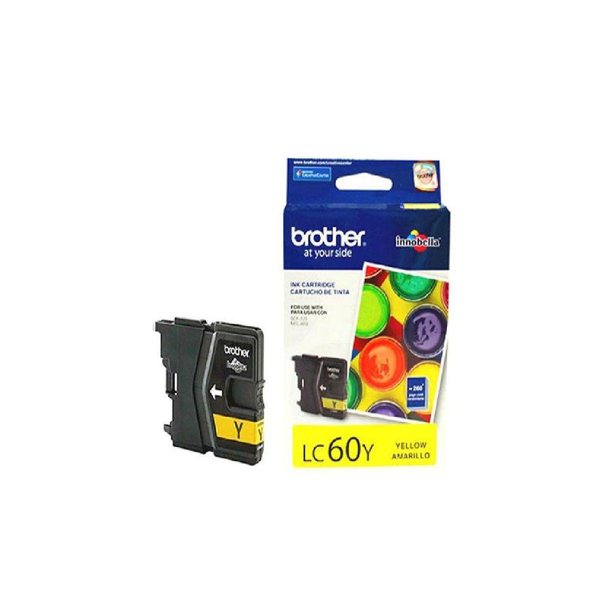 Cartucho Brother LC60 Yellow Original-0