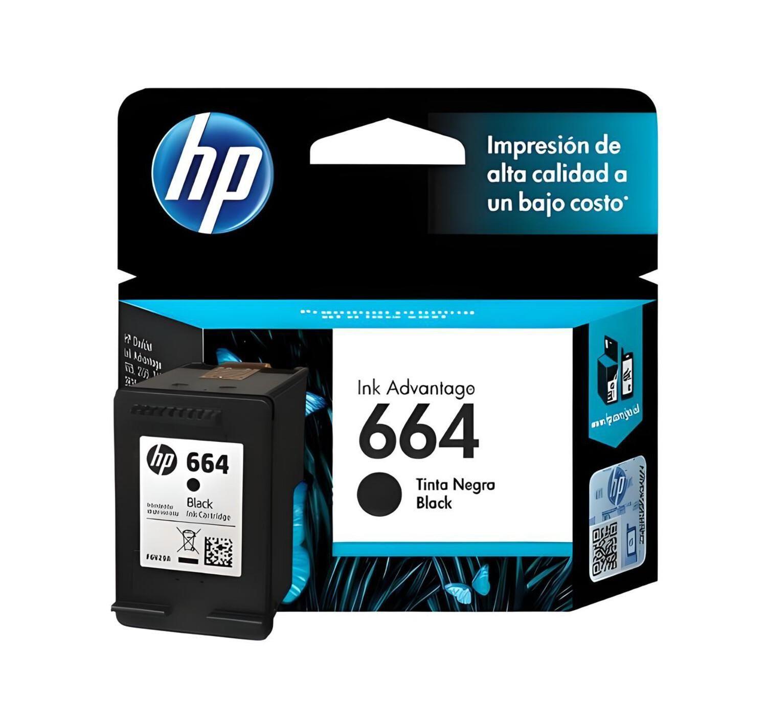 Cartuchos de Tinta hp 664 Original Negro/Tricolor Pack-2
