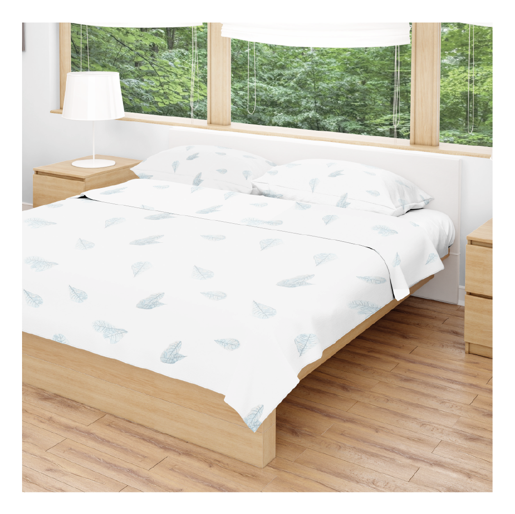 SABANA ESTAMPADA 144 HILOS AMA HOME 2 PLAZAS DISEÑO #3 + 2 FUNDAS-0