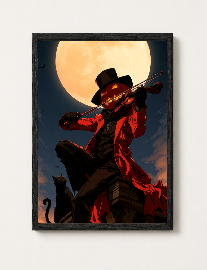 Cuadro Poster Decorativo Halloween 1 - 30x40cm-0