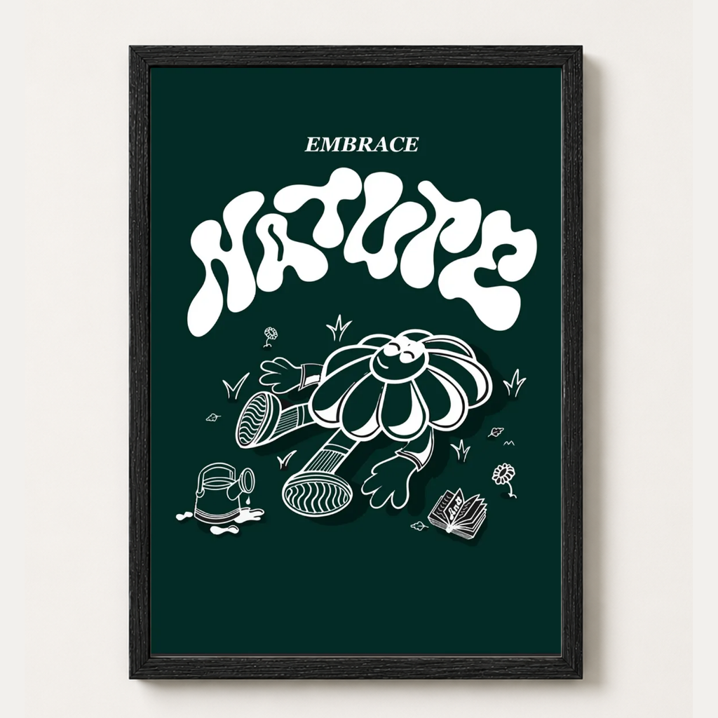 Cuadro Poster Decorativo Embrage Nature 30x40-0