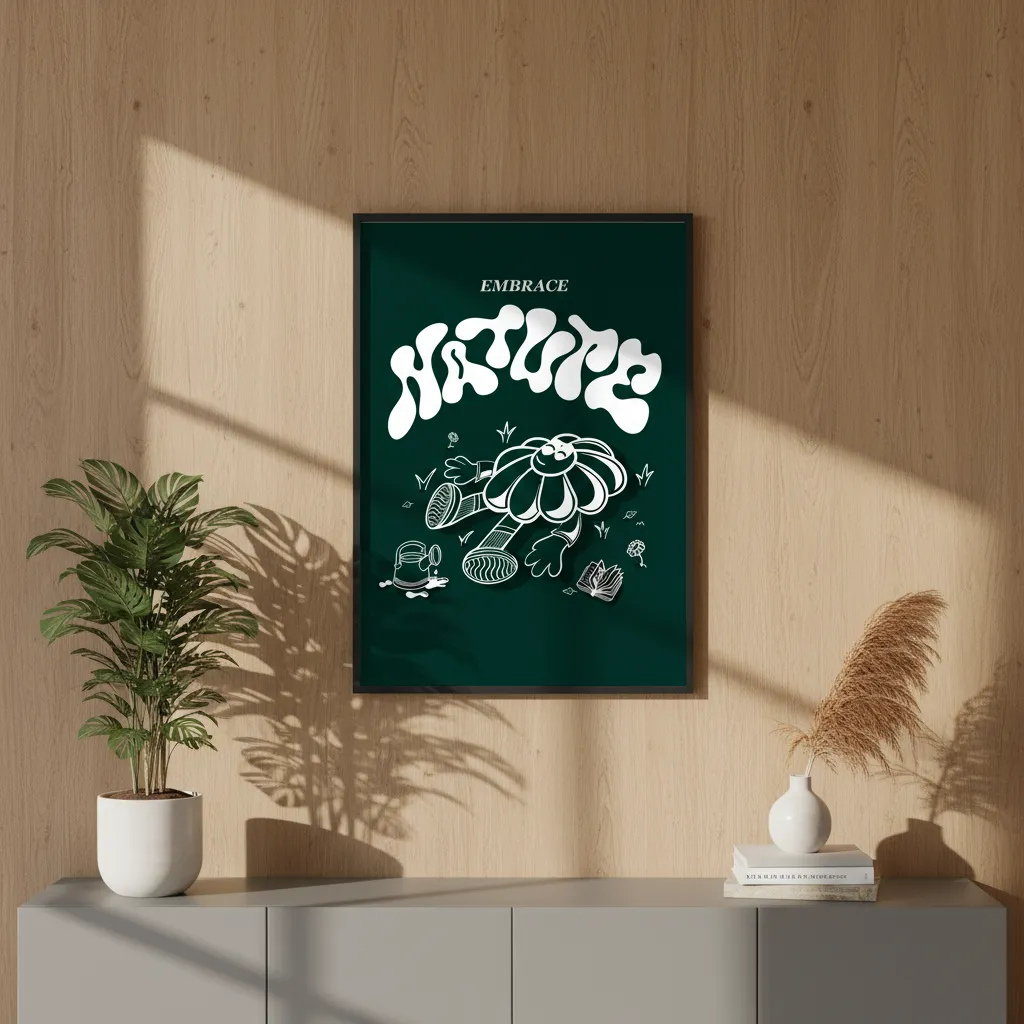 Cuadro Poster Decorativo Embrage Nature 30x40-1