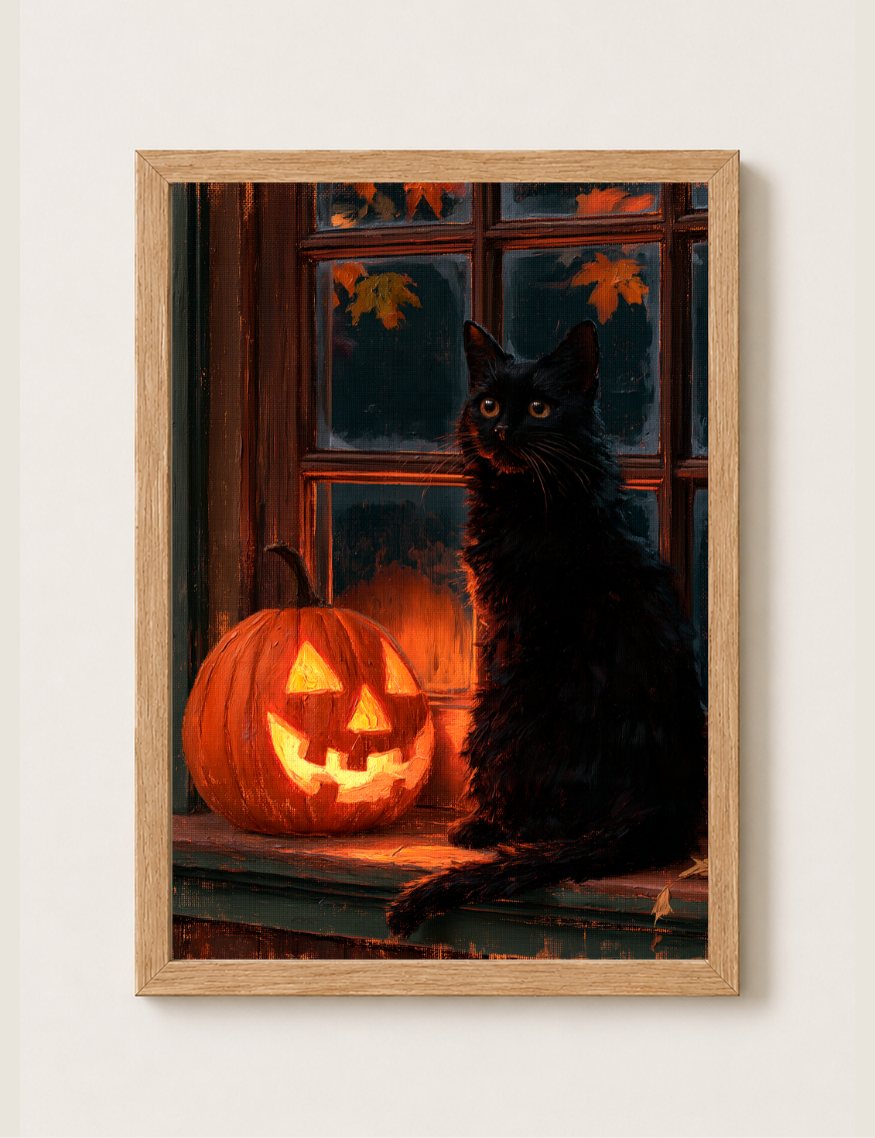 Cuadro Poster Decorativo Halloween 3 - 30x40cm-0