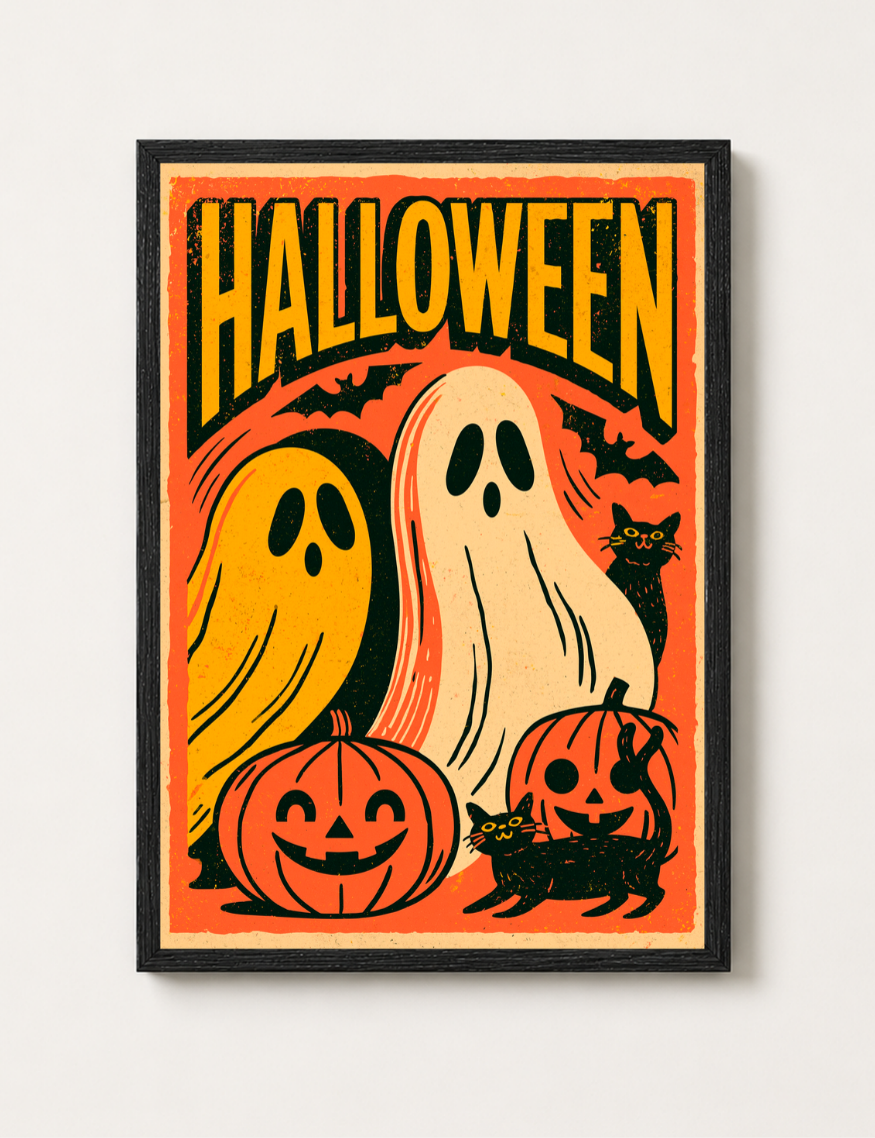 Cuadro Poster Decorativo Halloween 4 - 30x40cm-0